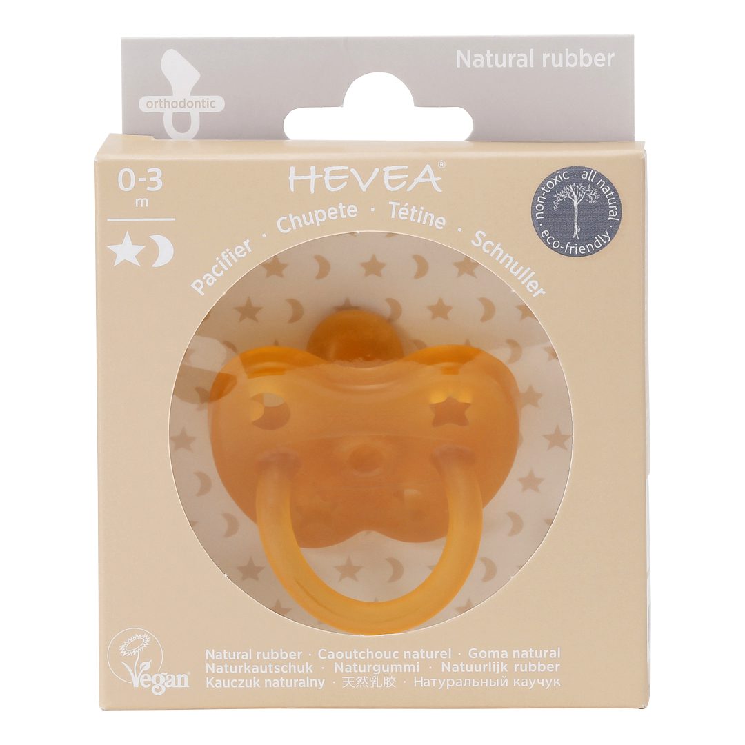 0+ Months Natural Rubber Pacifier Orthodontic | Natural