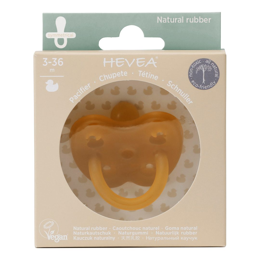 3-36 Months Natural Rubber Pacifier Symmetrical | Natural