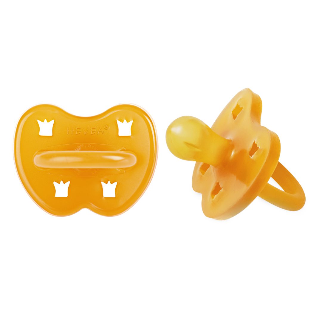 0+ Months Natural Rubber Pacifier Round | Natural