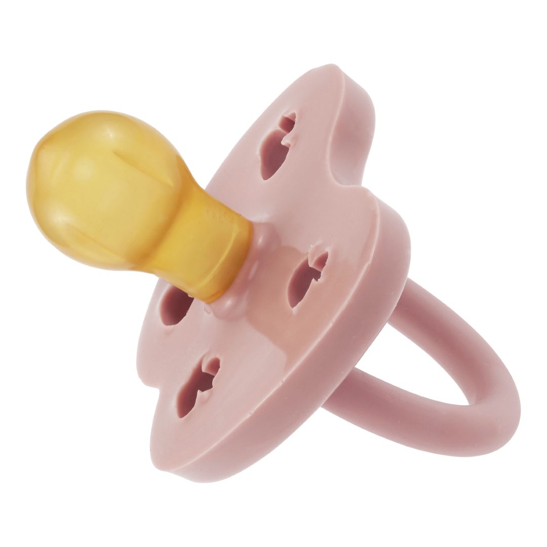 3-36 Months Natural Rubber Pacifier Round | Baby Blush