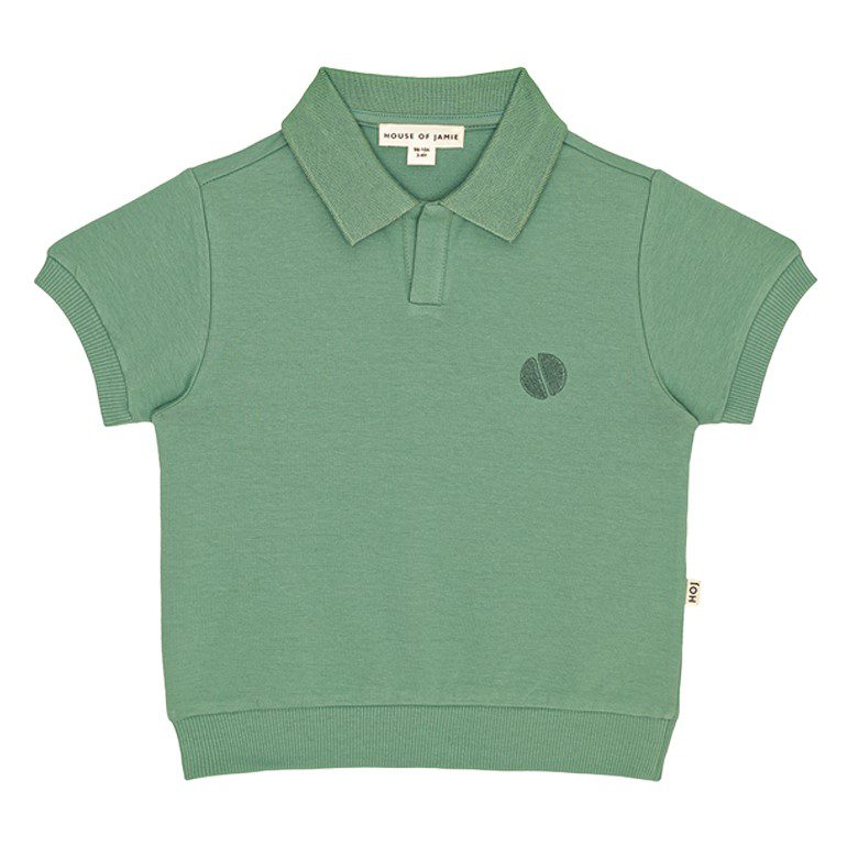 Relaxed Polo & Twill Bermuda | Seaweed/Desert Dust