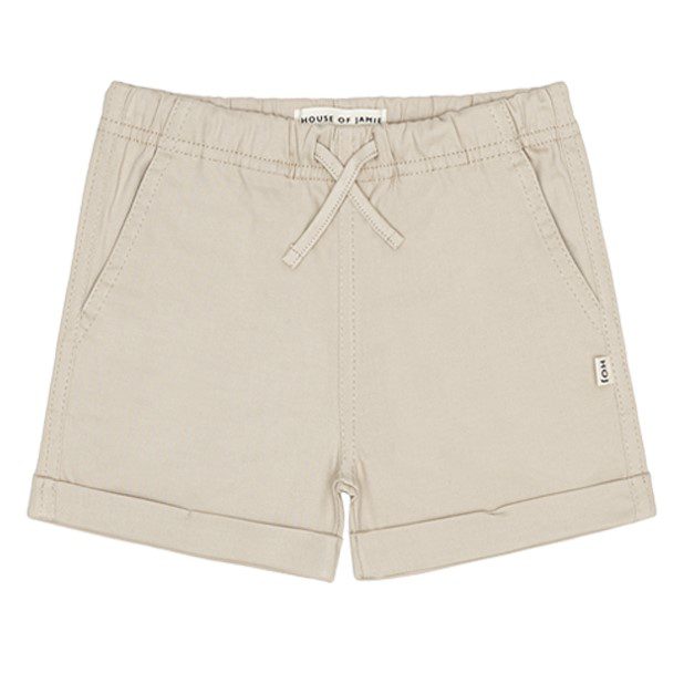 Relaxed Polo & Twill Bermuda | Seaweed/Desert Dust