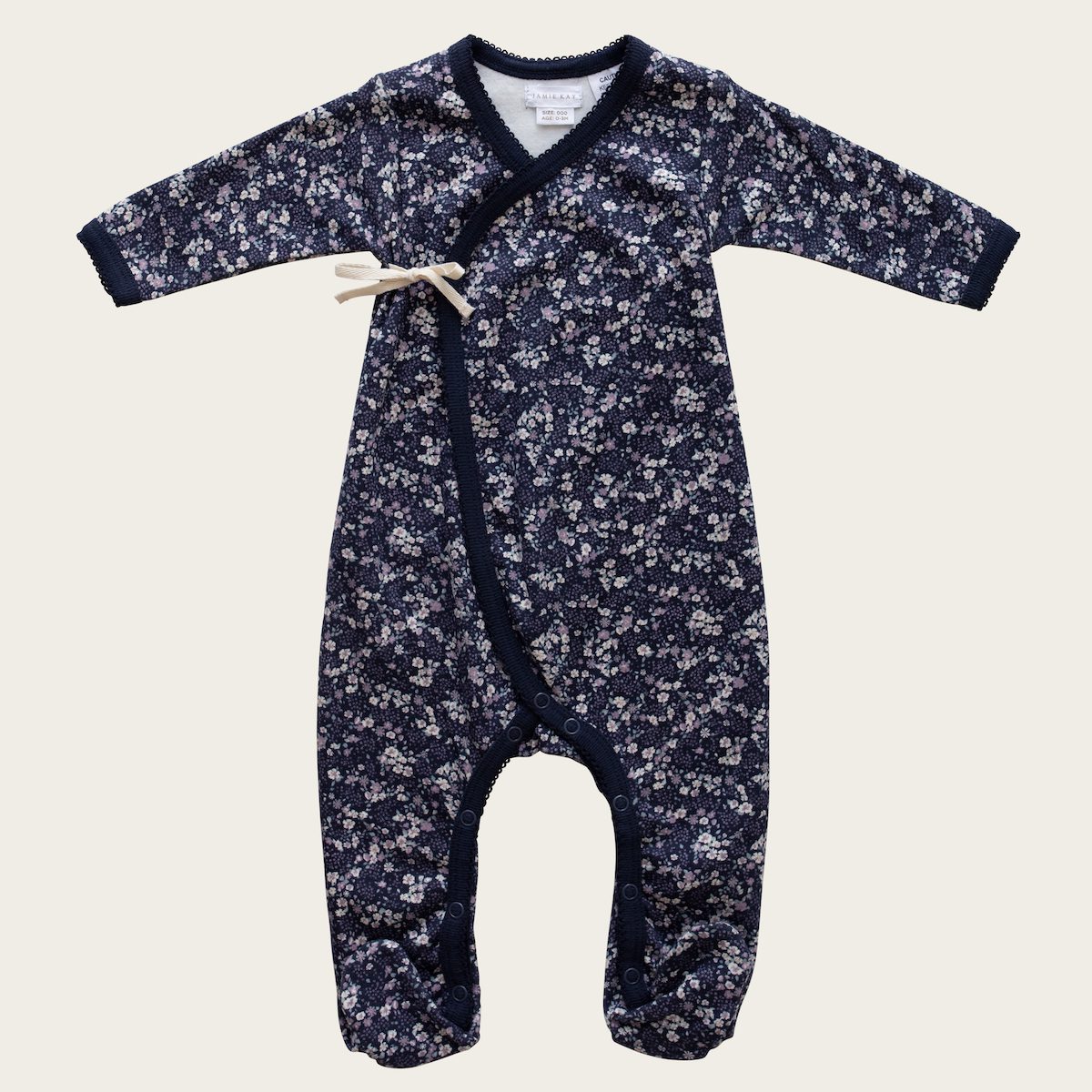 Wrap Onepiece | Blueberry Floral