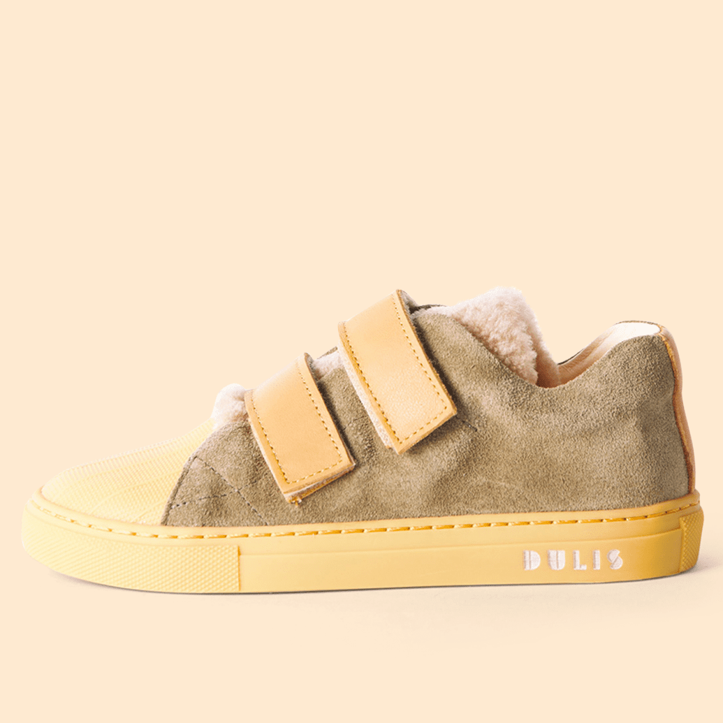 Olive Strap Sneakers