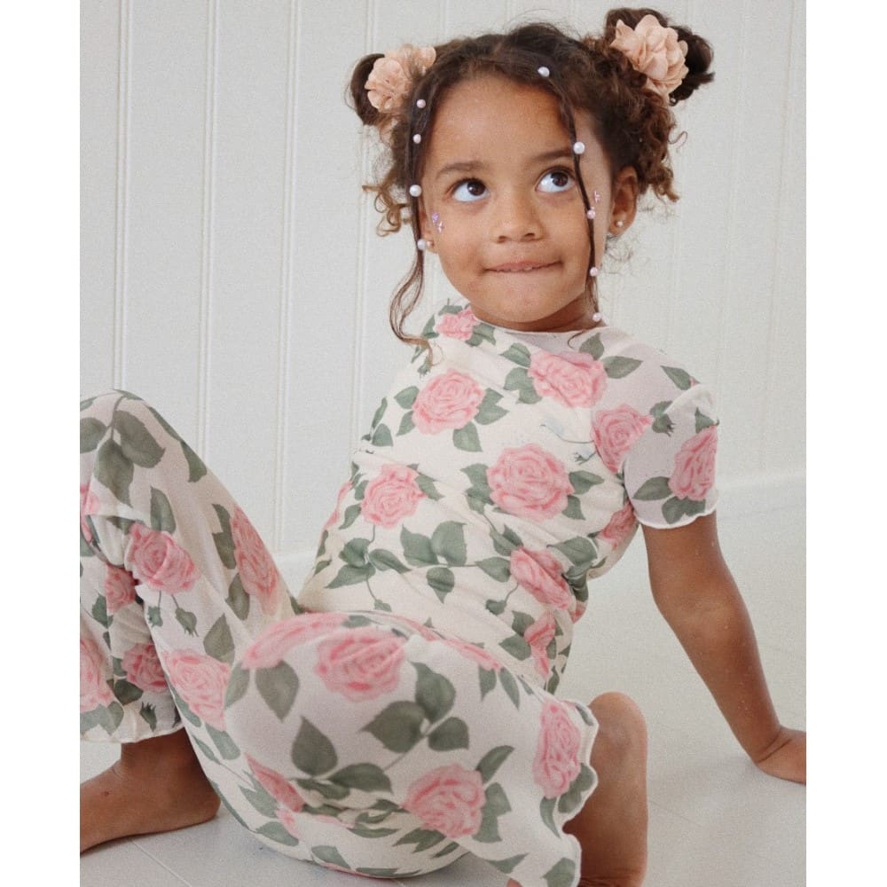 2 Pack Flower Hair Clip | Brazilian Sand