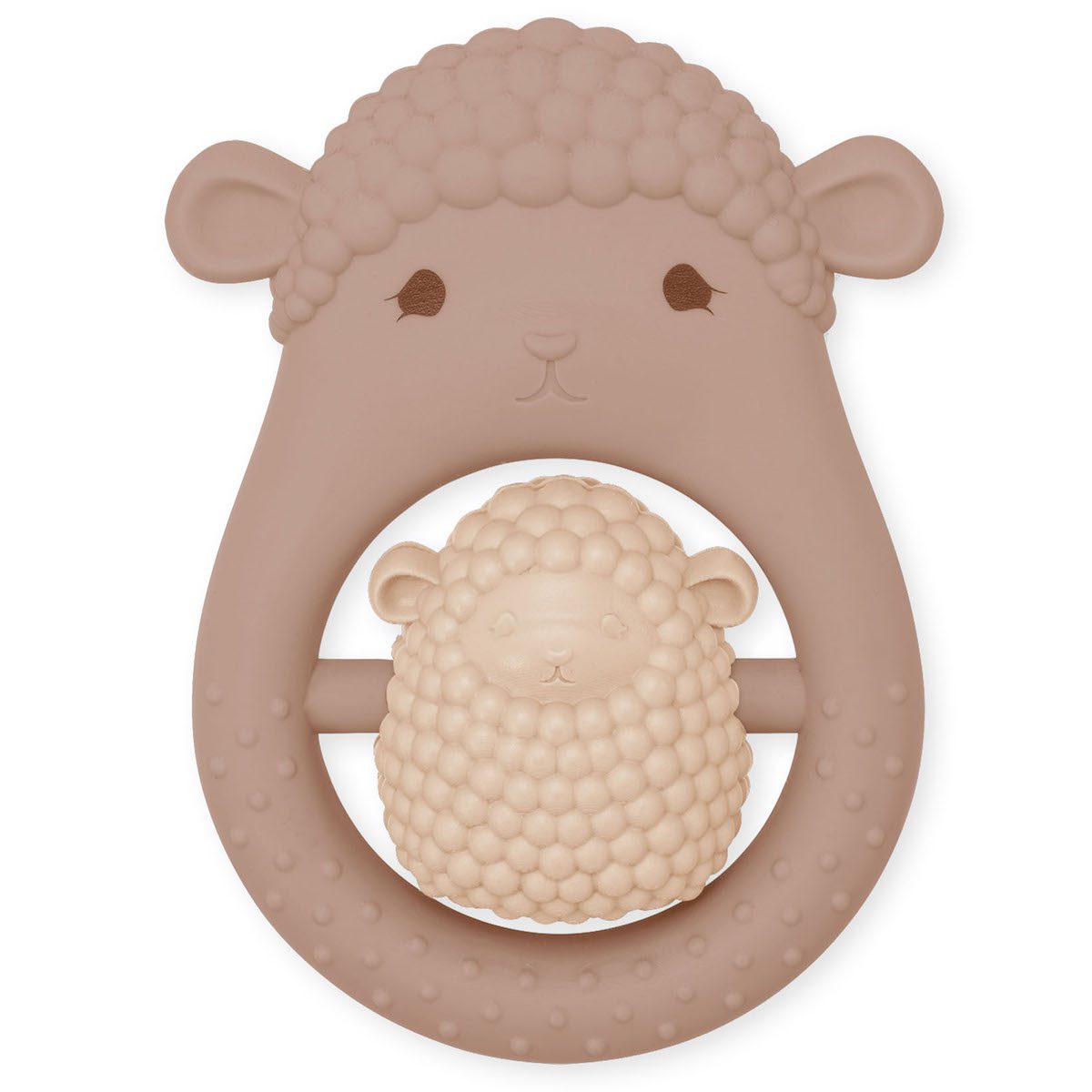 Teeth Soother Sibling Sheep | Blush