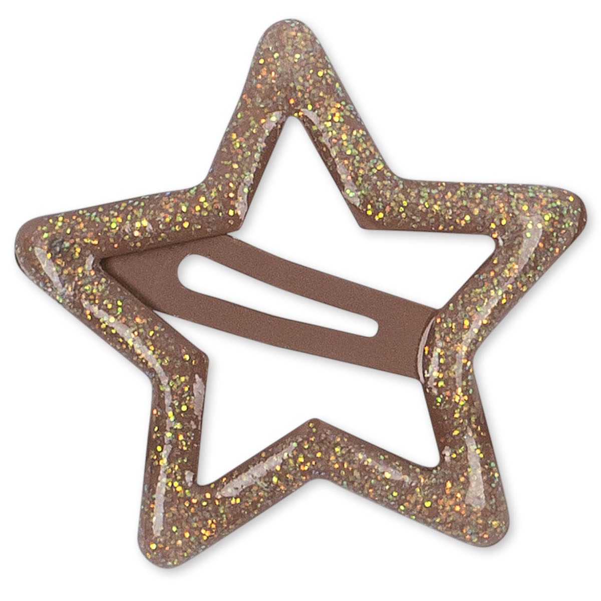 10 Pack Junior hair Clips Star Glitter | Rosie Shade