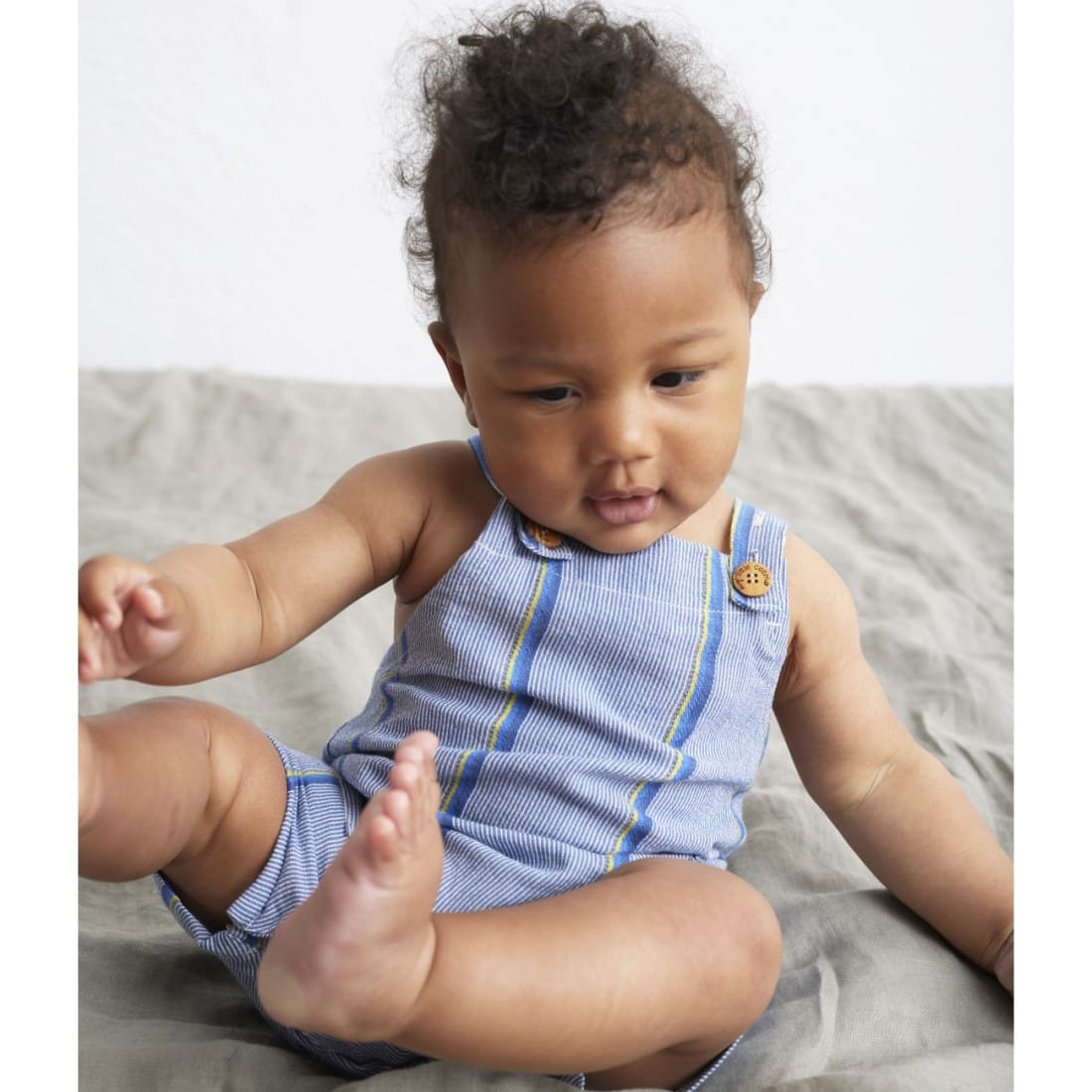 Kylo Denim Stripe Overalls