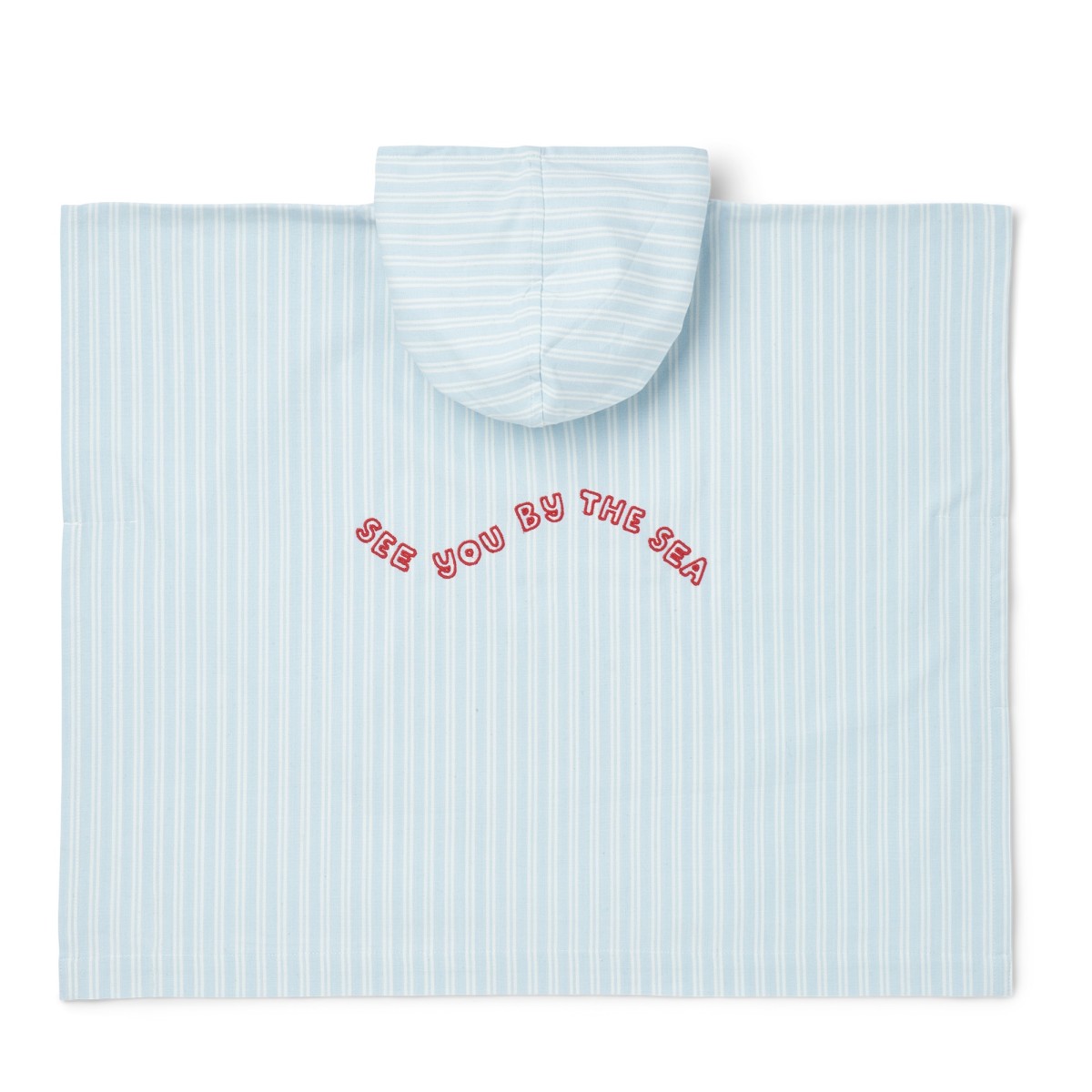 'See You By The Sea' Kaiden Poncho | Pure Sky | Creme De La Creme