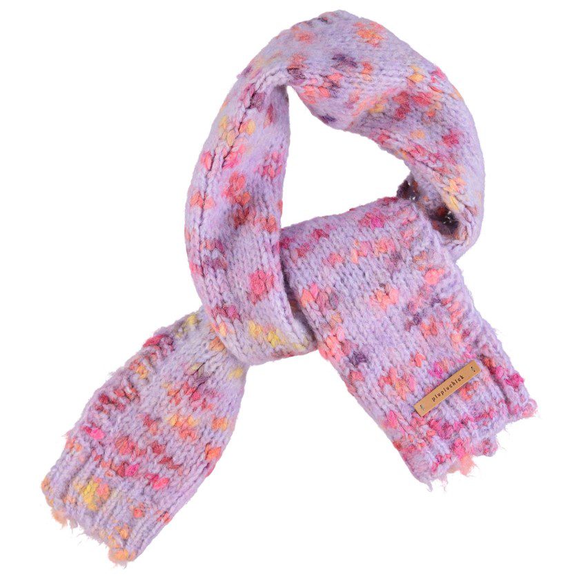 Knitted Scarf | Multicolor Purple