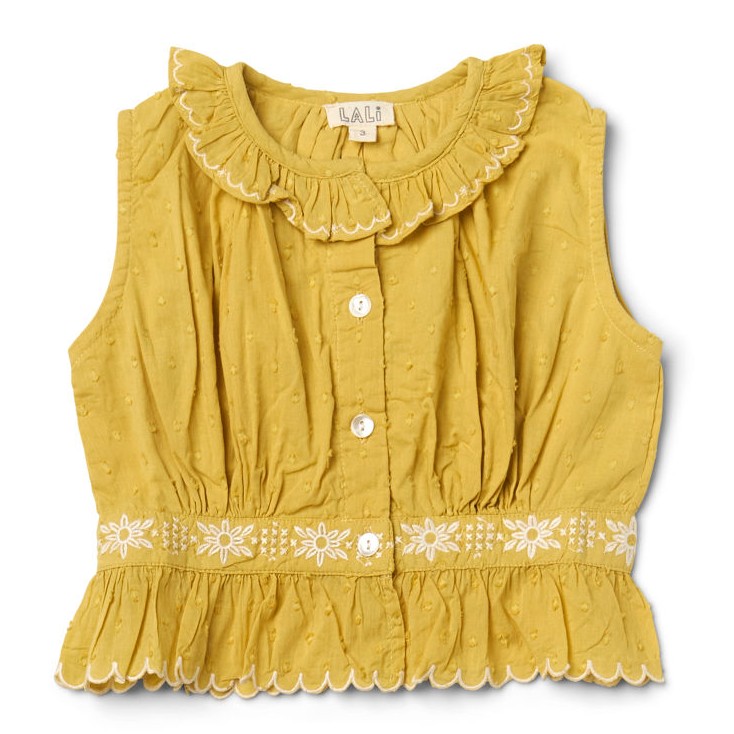 Cora Top | Misted Yellow