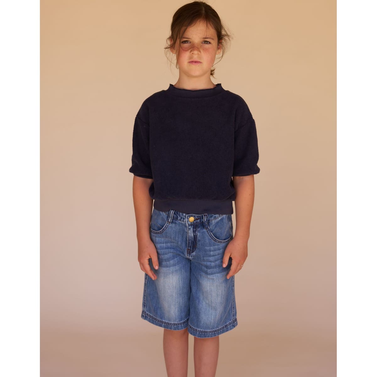 24117 Denim Bermuda | Light Denim