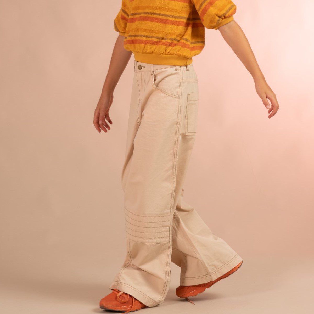 23127 Natural Canvas Pants