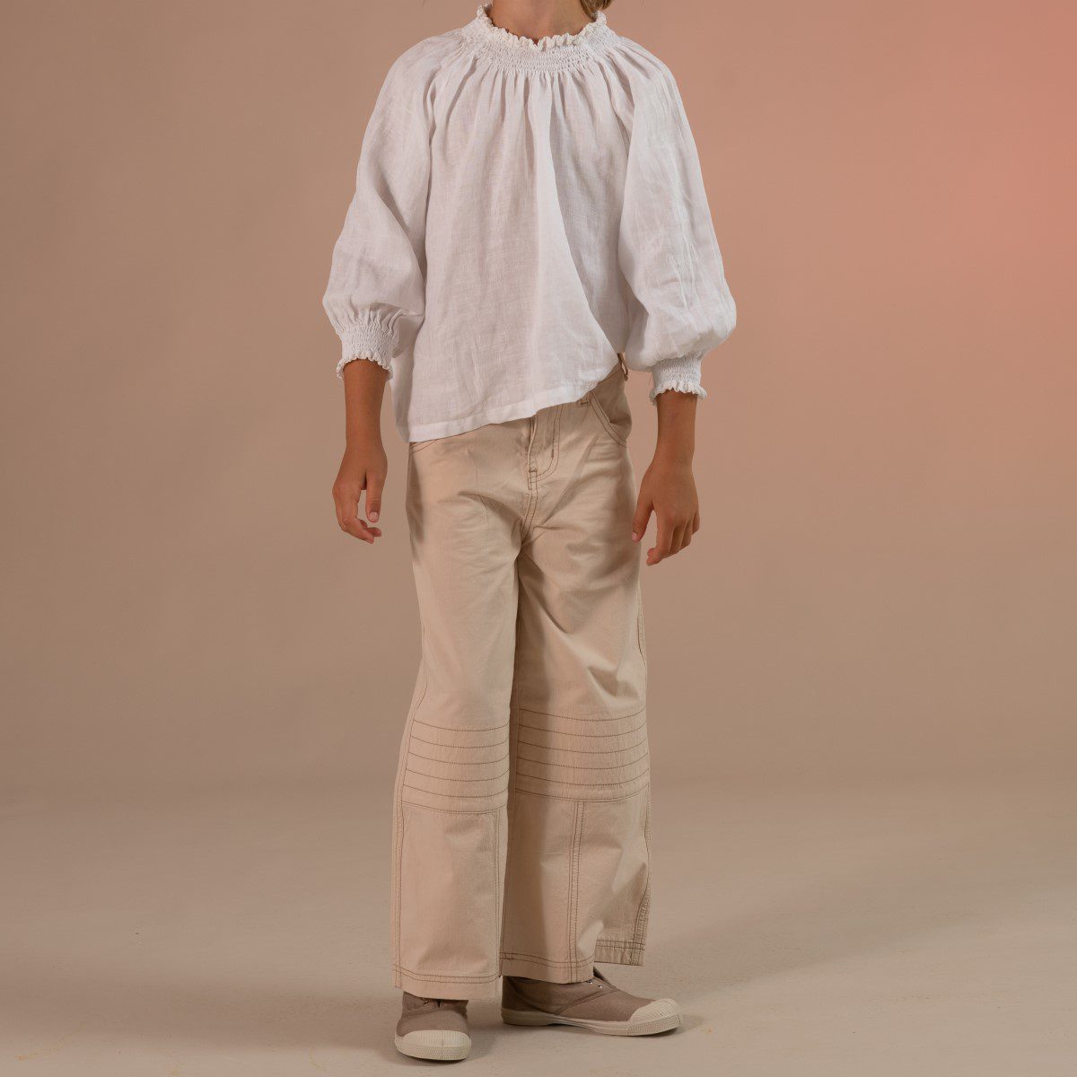 23127 Natural Canvas Pants