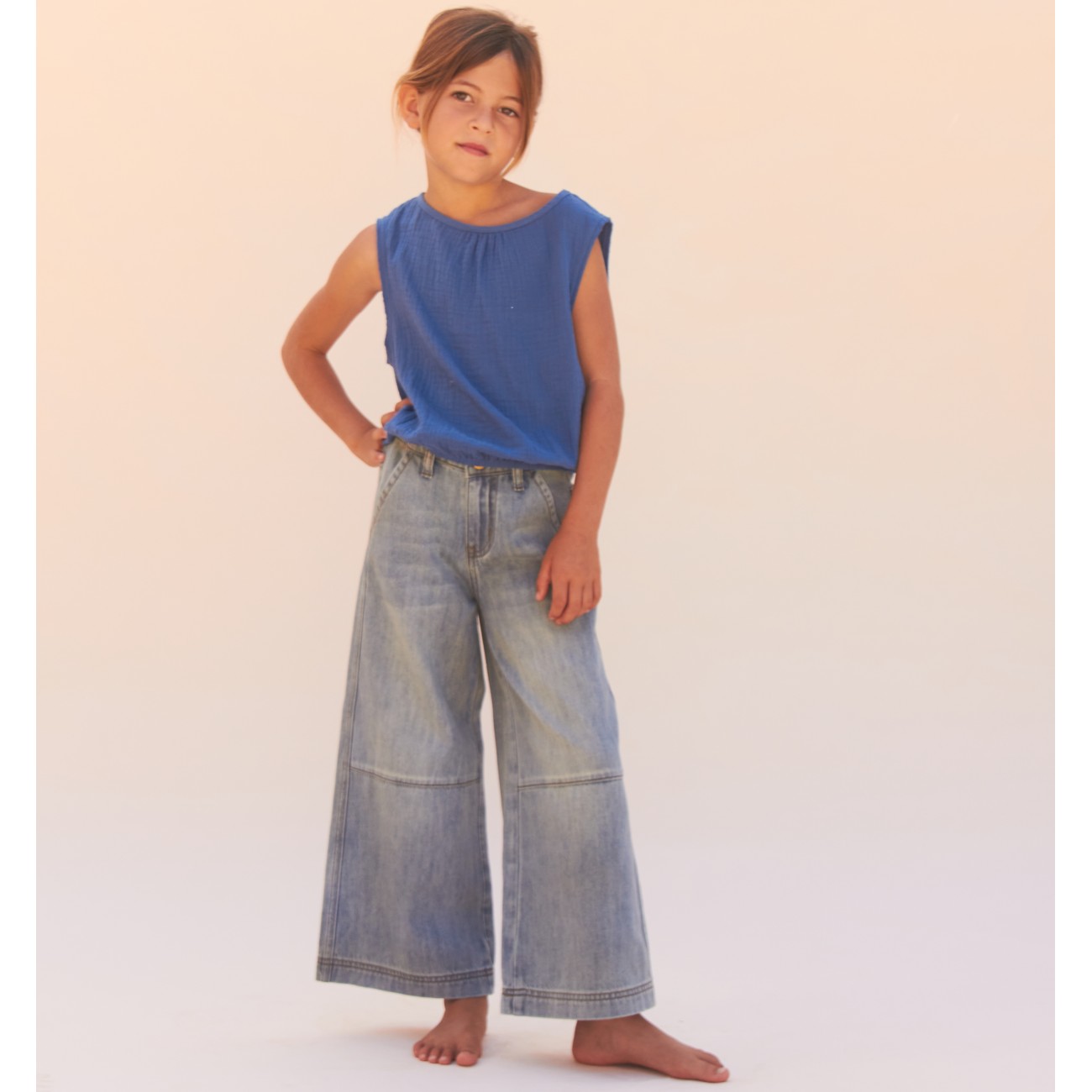 25117 Denim Pants Shimmer