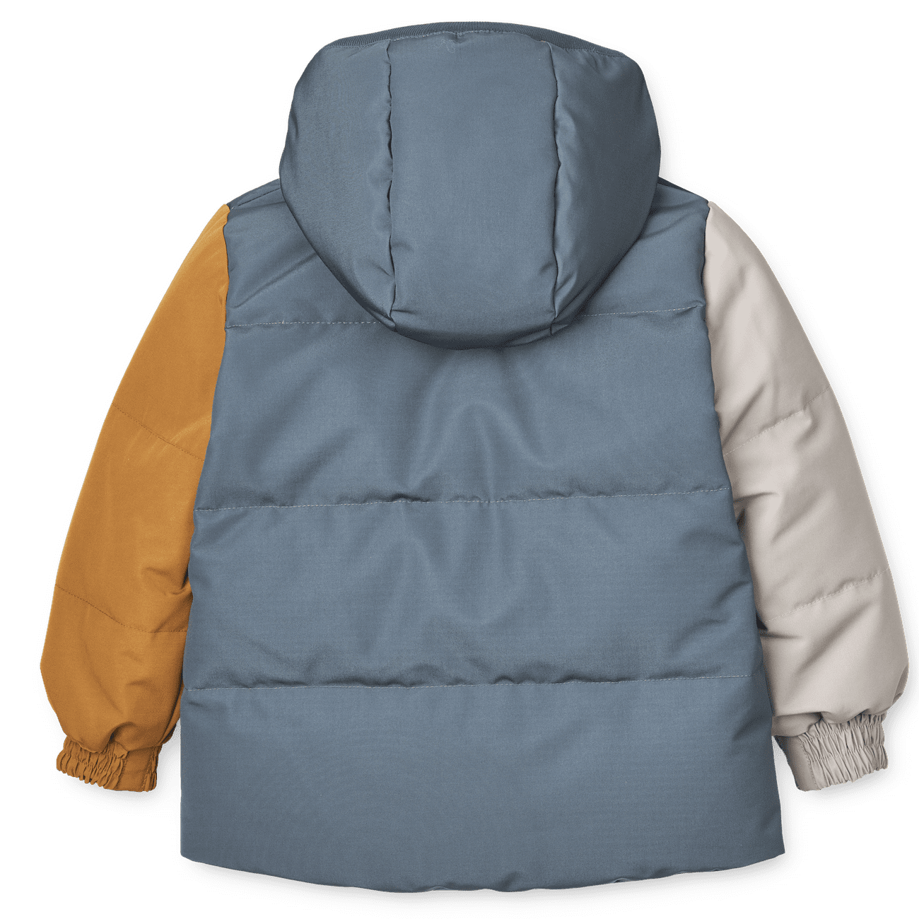 REVERSIBLE Paloma Puffer Jacket | Whale Blue Multi Mix