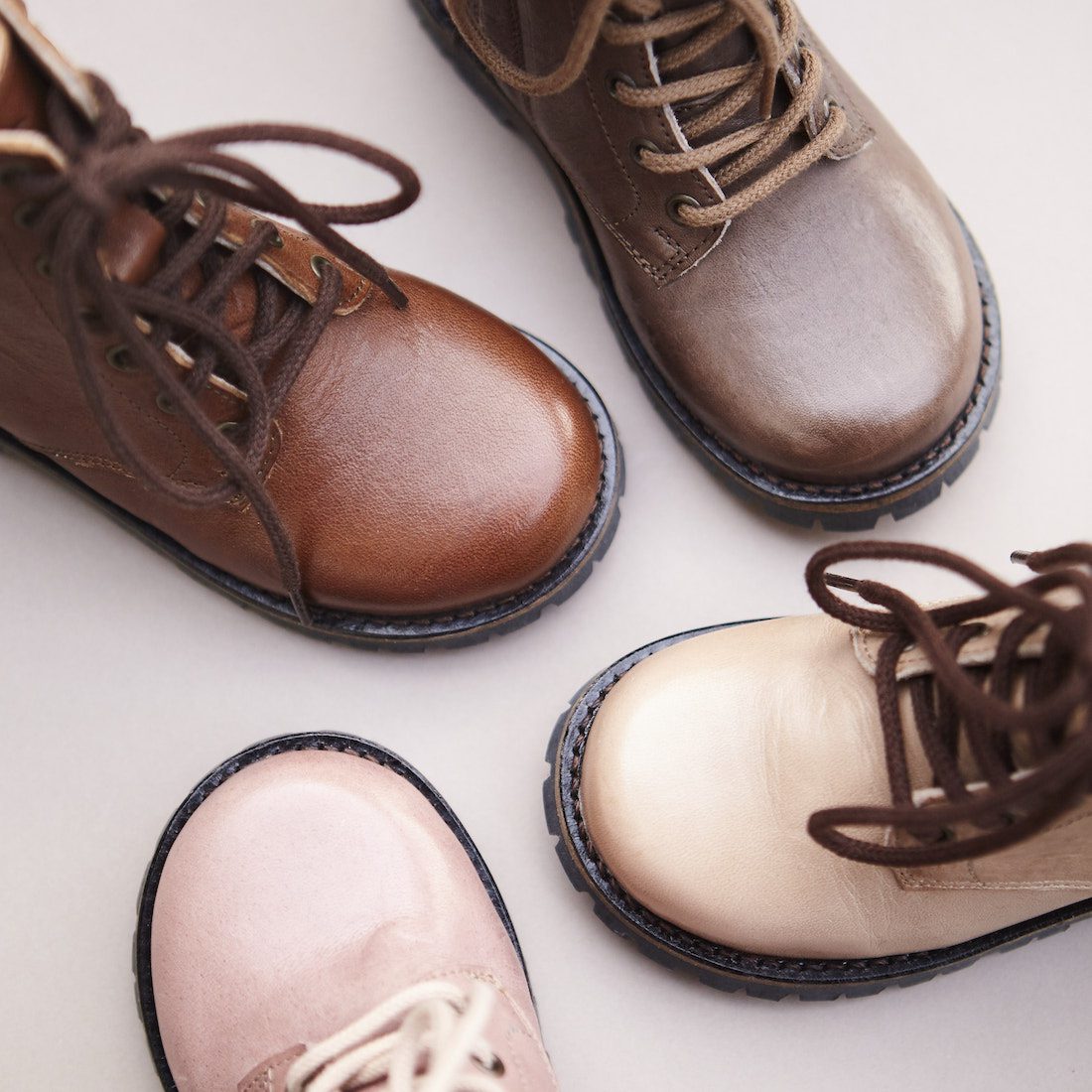 Lace Up Boots Oat