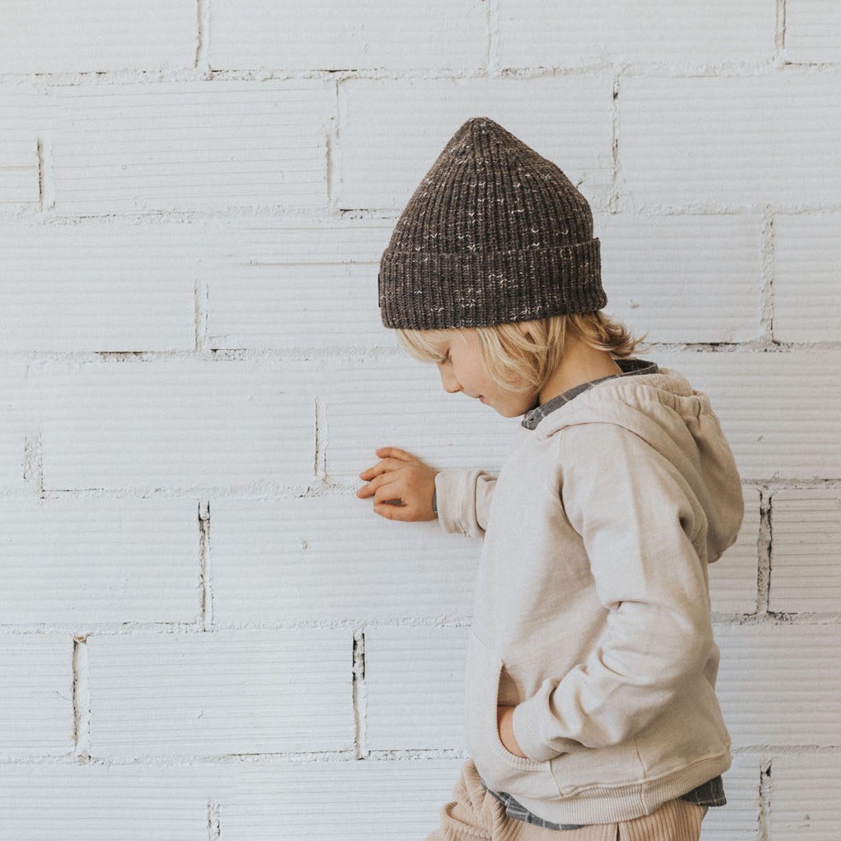 Knit Beanie | Grey