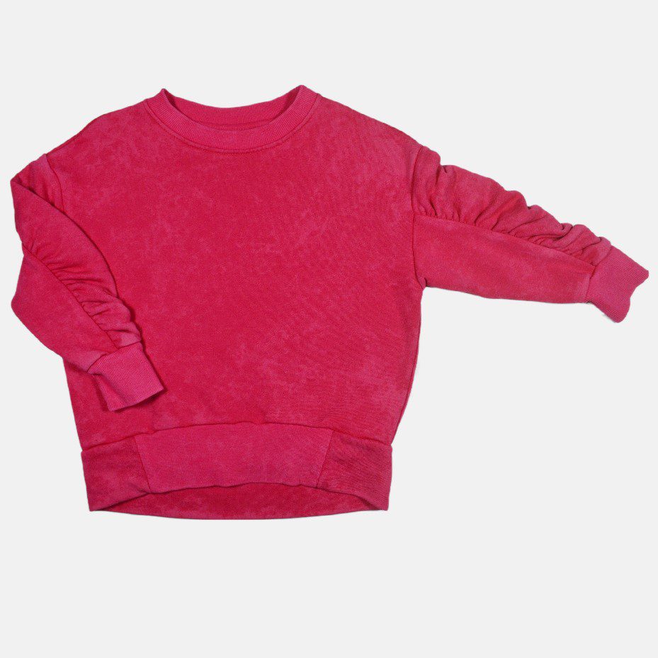 Magenta Puff Sweatshirt