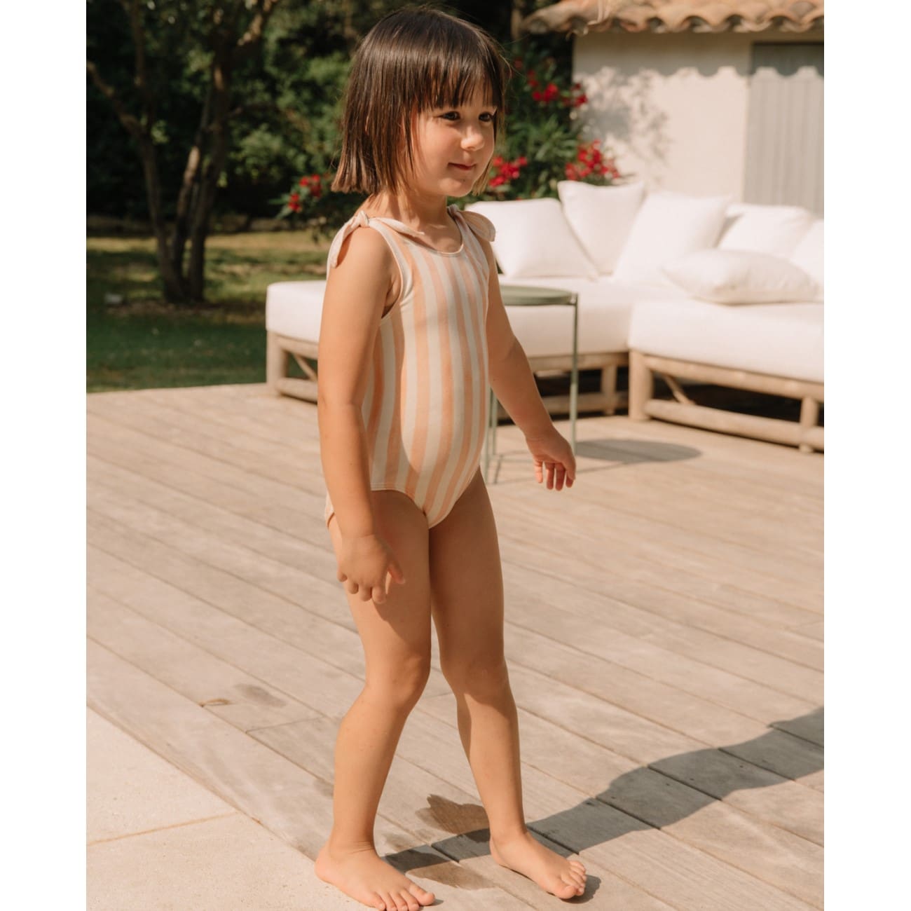 Roberta Swimsuit | Pink Stripes