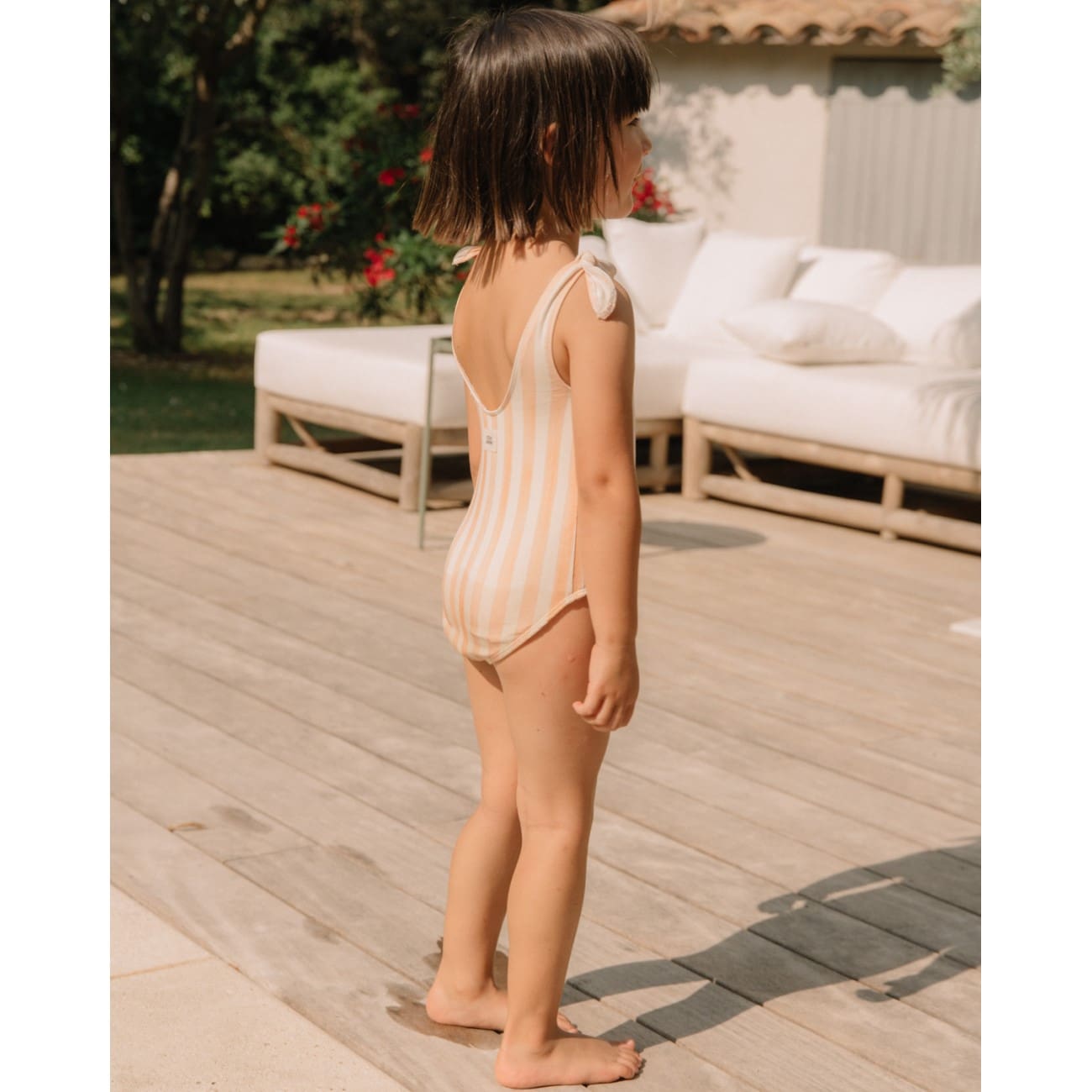 Roberta Swimsuit | Pink Stripes