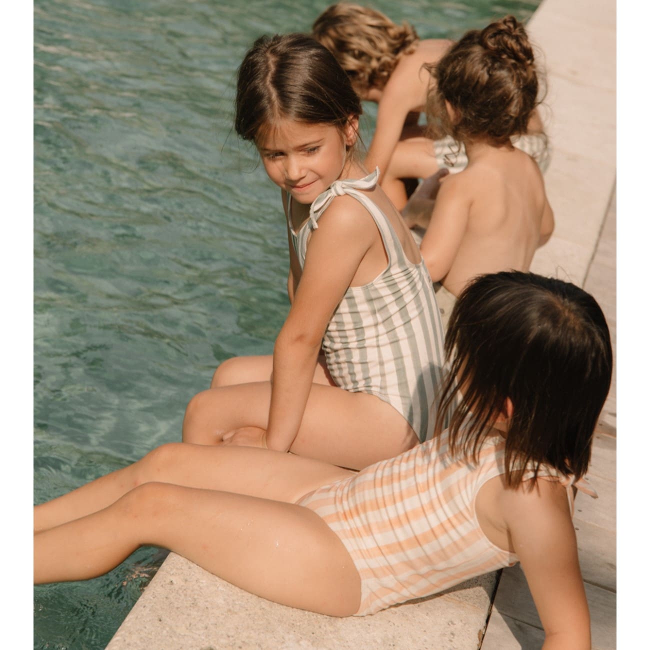 Roberta Swimsuit | Pink Stripes