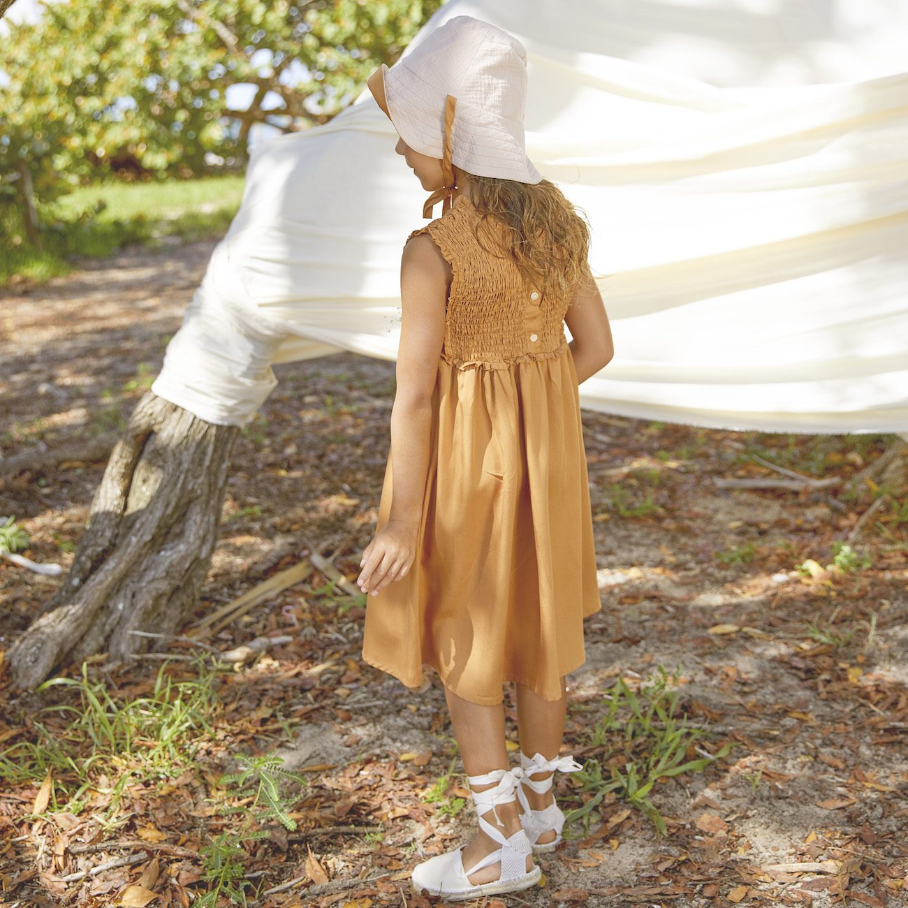 Mariola Dress Tencel Rust