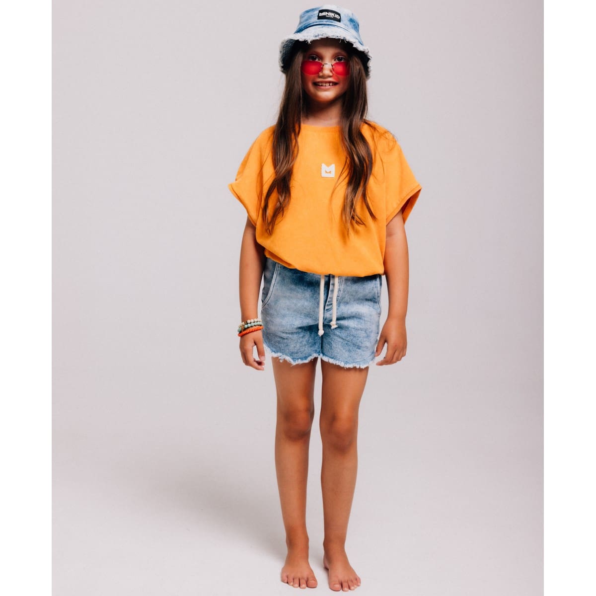 Light Blue Jeans Shorts Raw