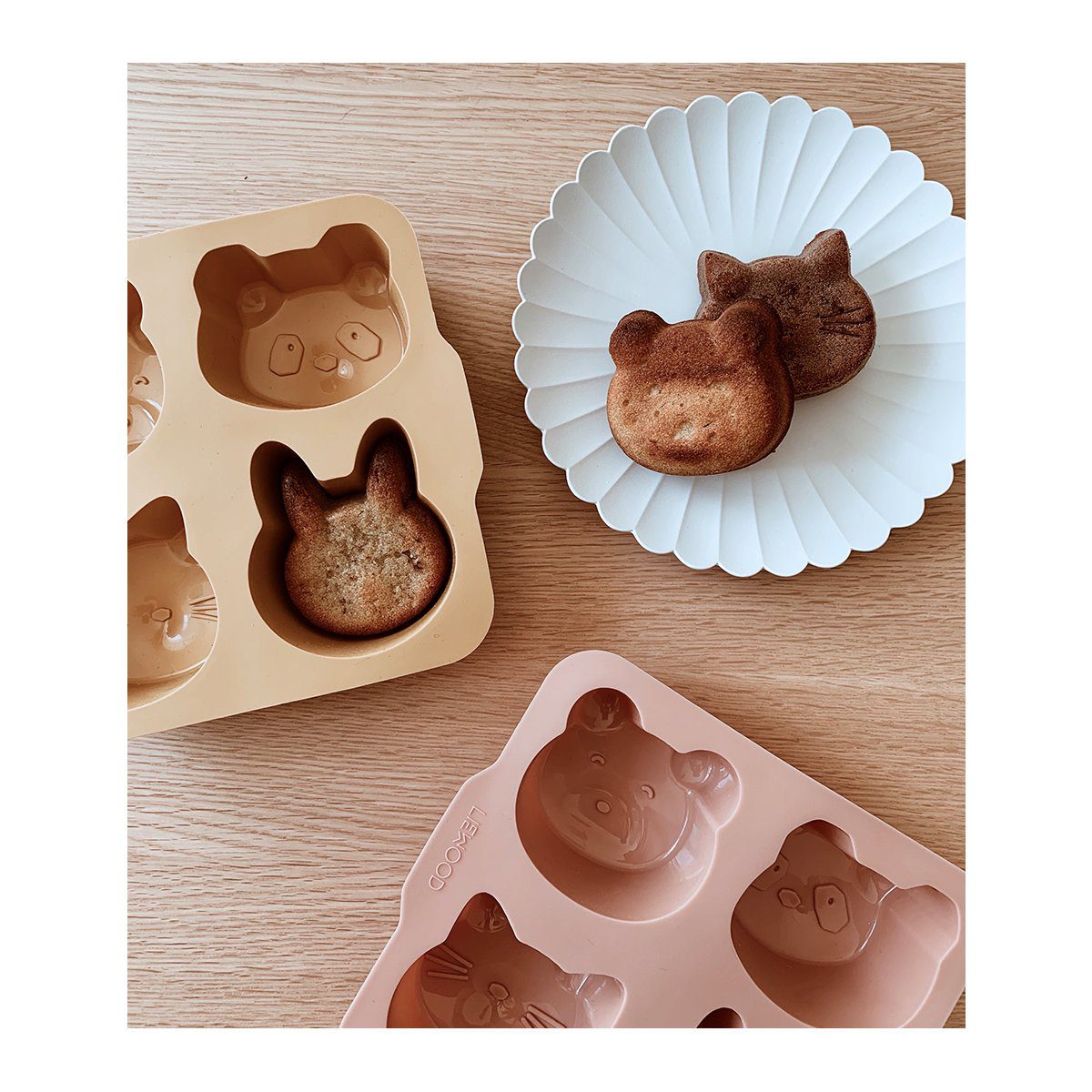 Mariam Cake Pan 2 Pack | Yellow Mellow/Dark Rose Mix