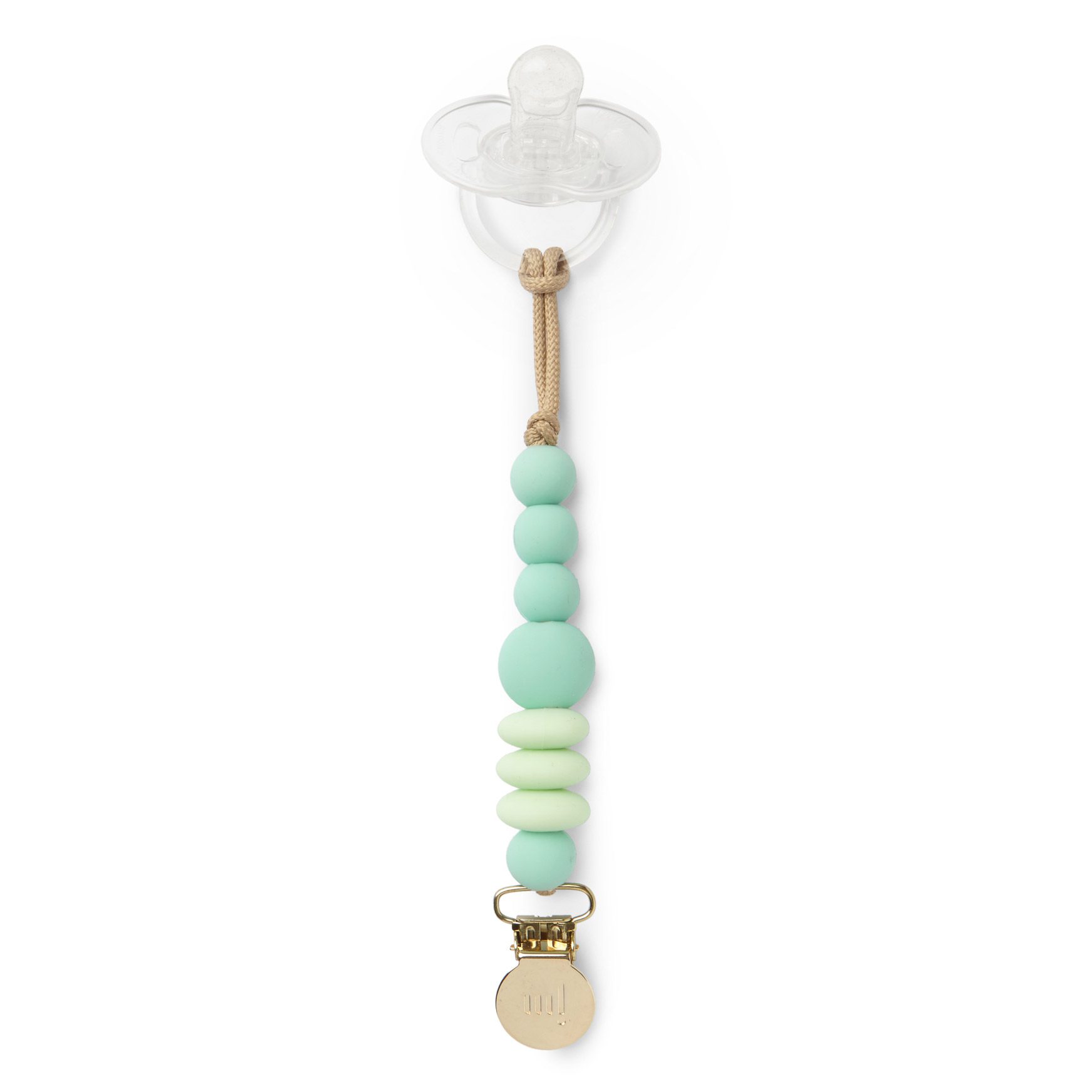 MINI Aqua Pacifier Clip