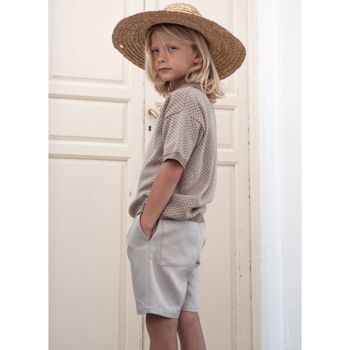 Sand Chino Style Bermuda Shorts