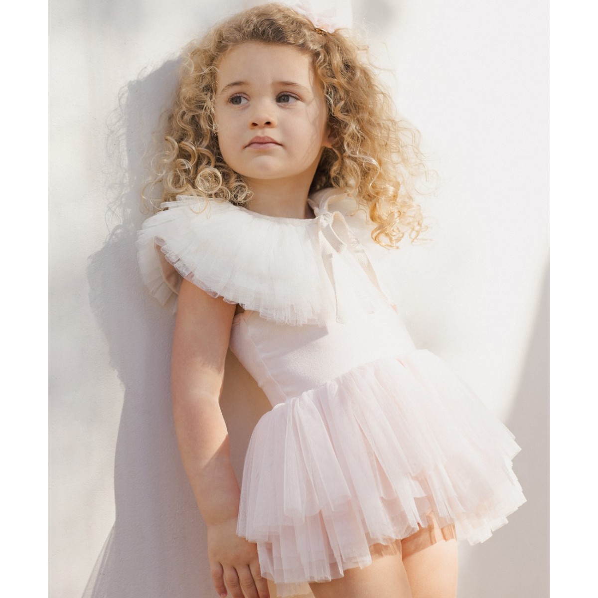 Ruffle Tulle Collar | Ivory