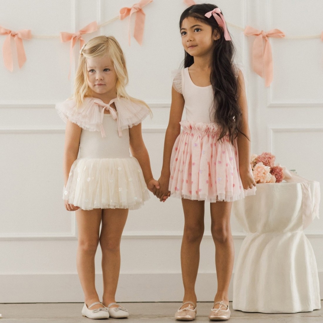 Ruffle Tulle Collar | Blush