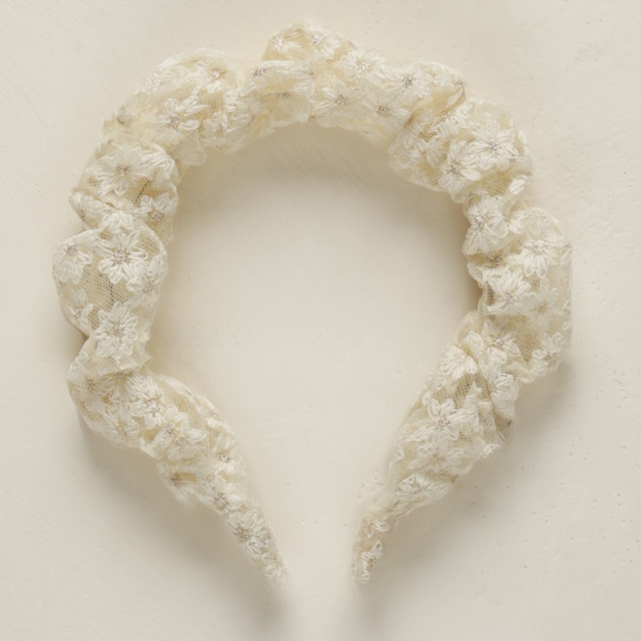 Gathered Headband | Ivory