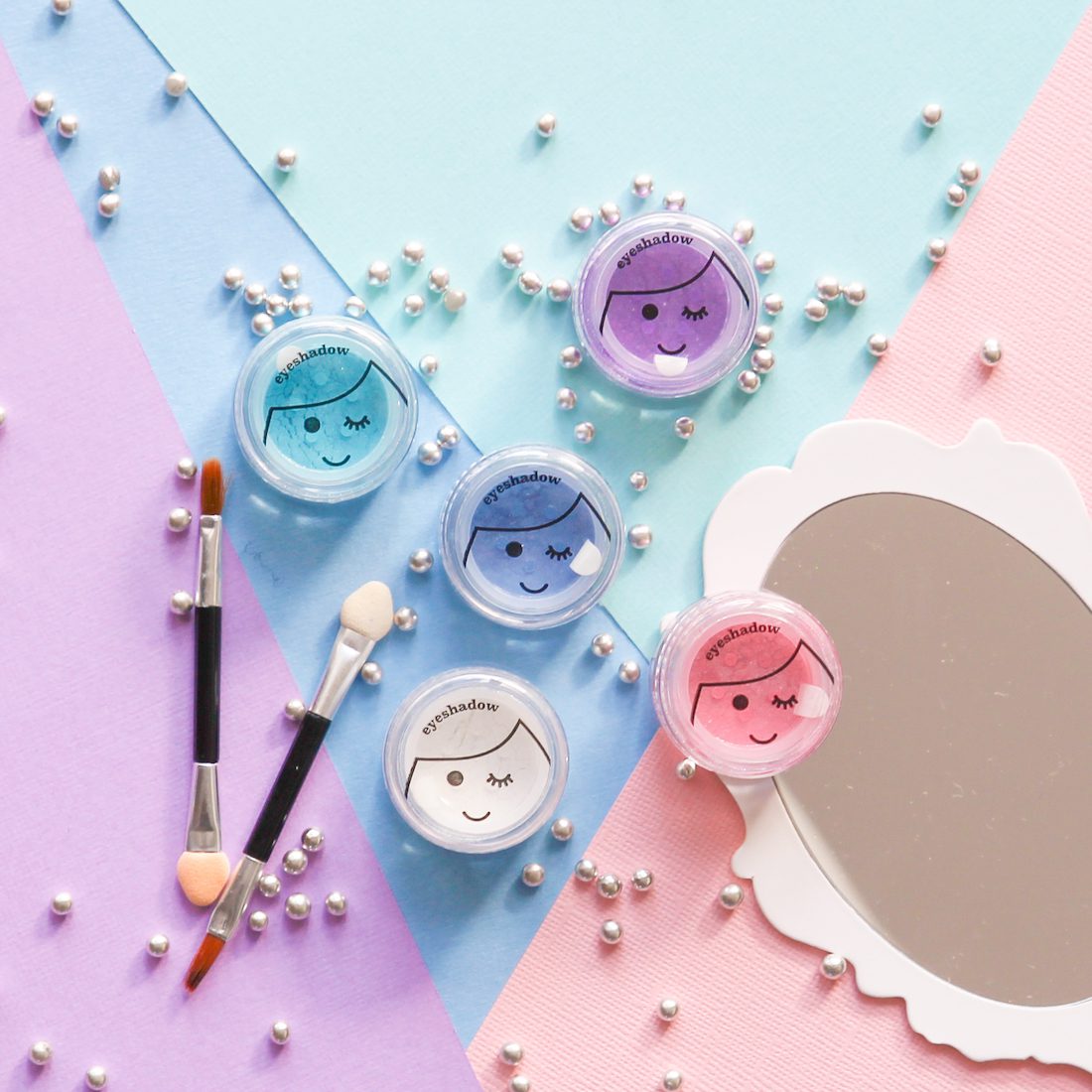 Natural Shimmery Children's Play Makeup Eyeshadow | Purple