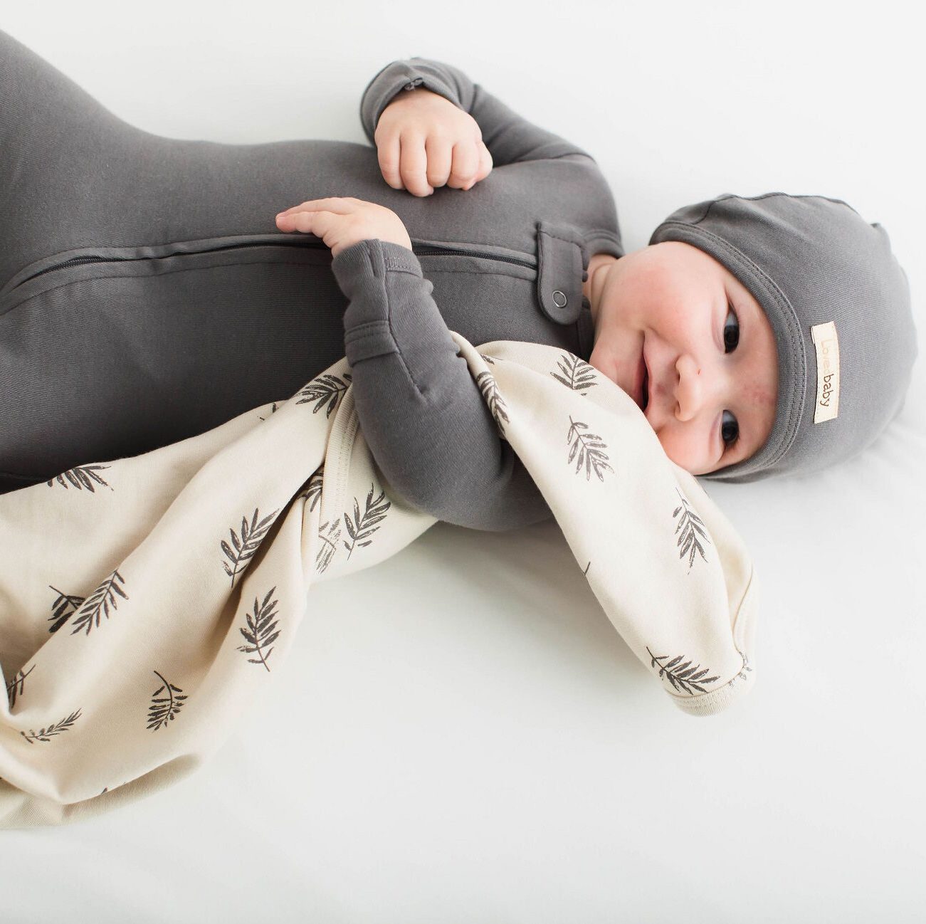 Zipper Footie | Gray