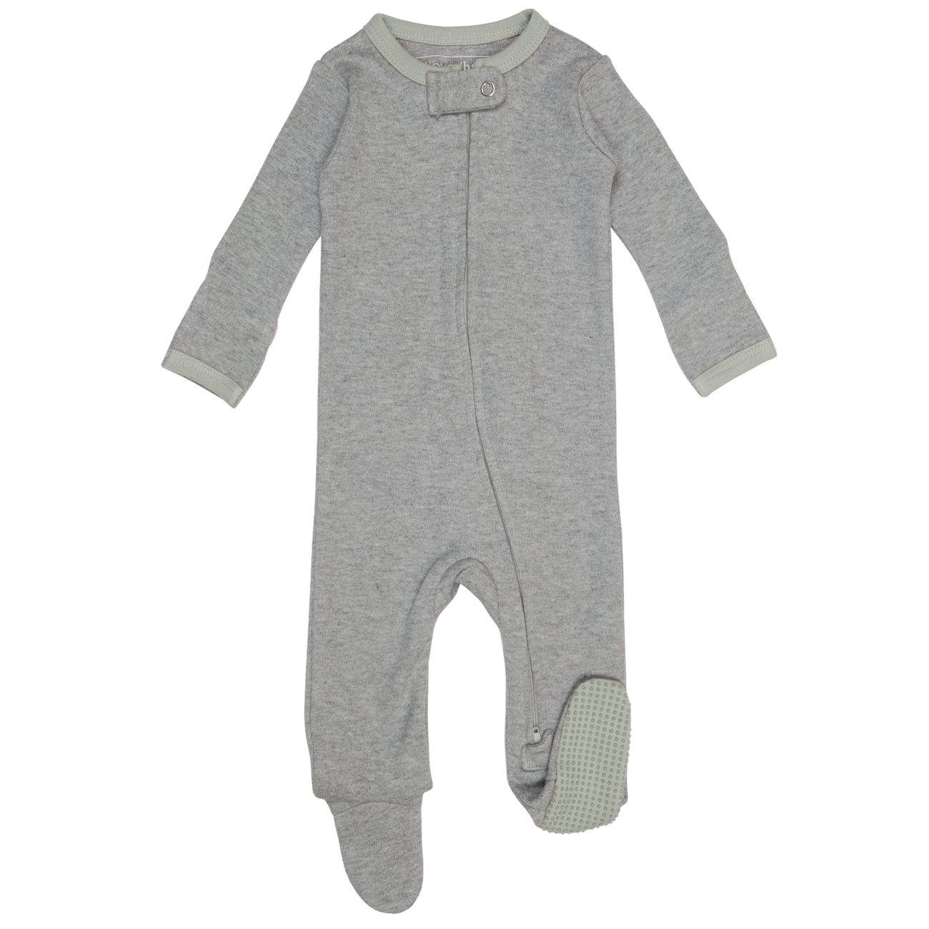 Zipper Footie | Seafoam
