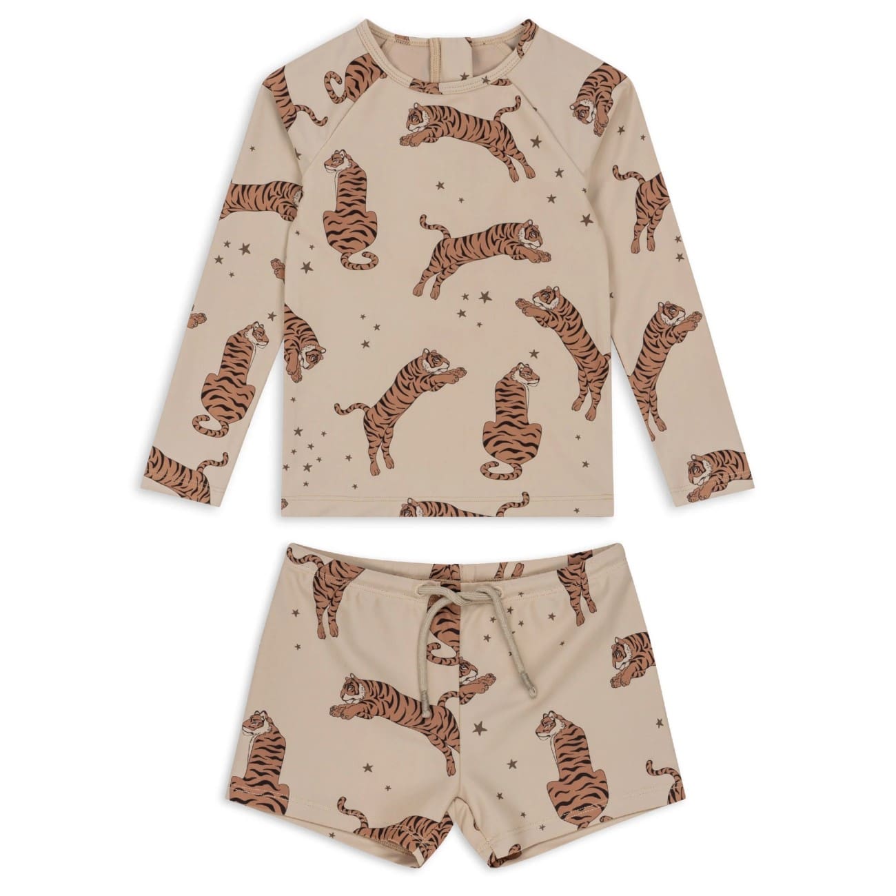 Aster Swim Top & Shorts | Tiger