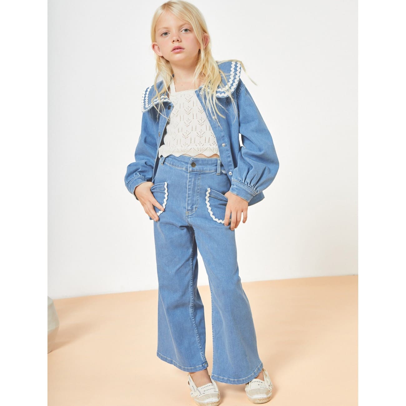 Carine Denim Pants