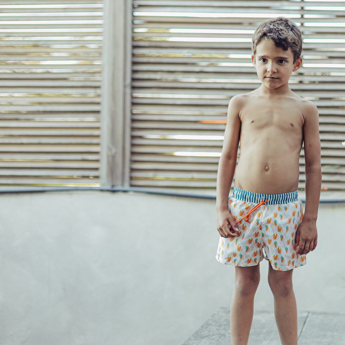 Pears & Stripes Swim Shorts