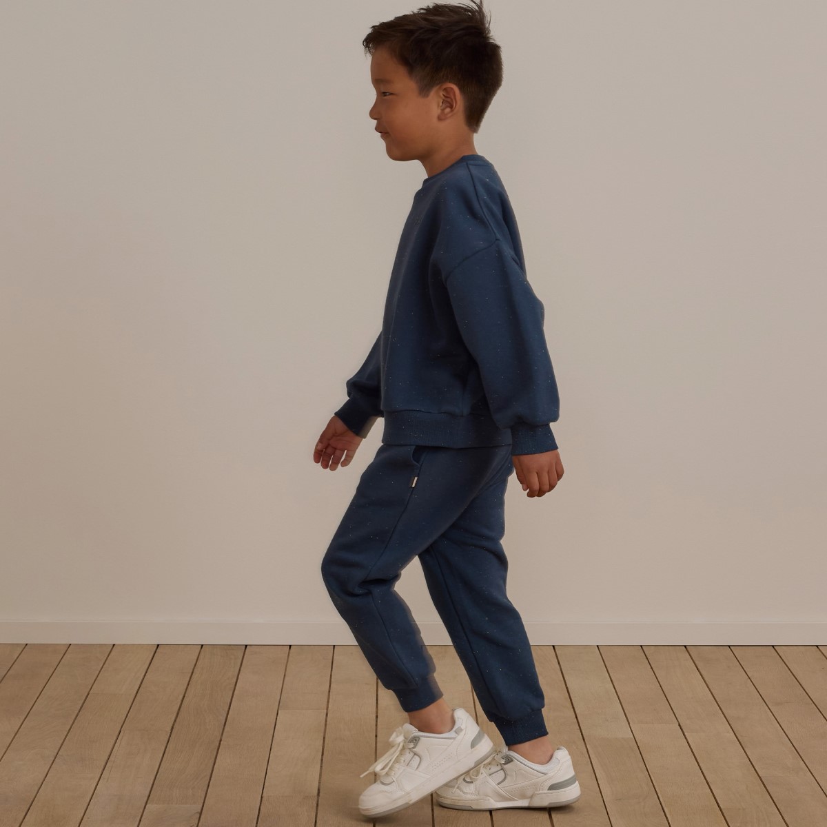 Relaxed Sweatshirt & Sweatpants | Indigo