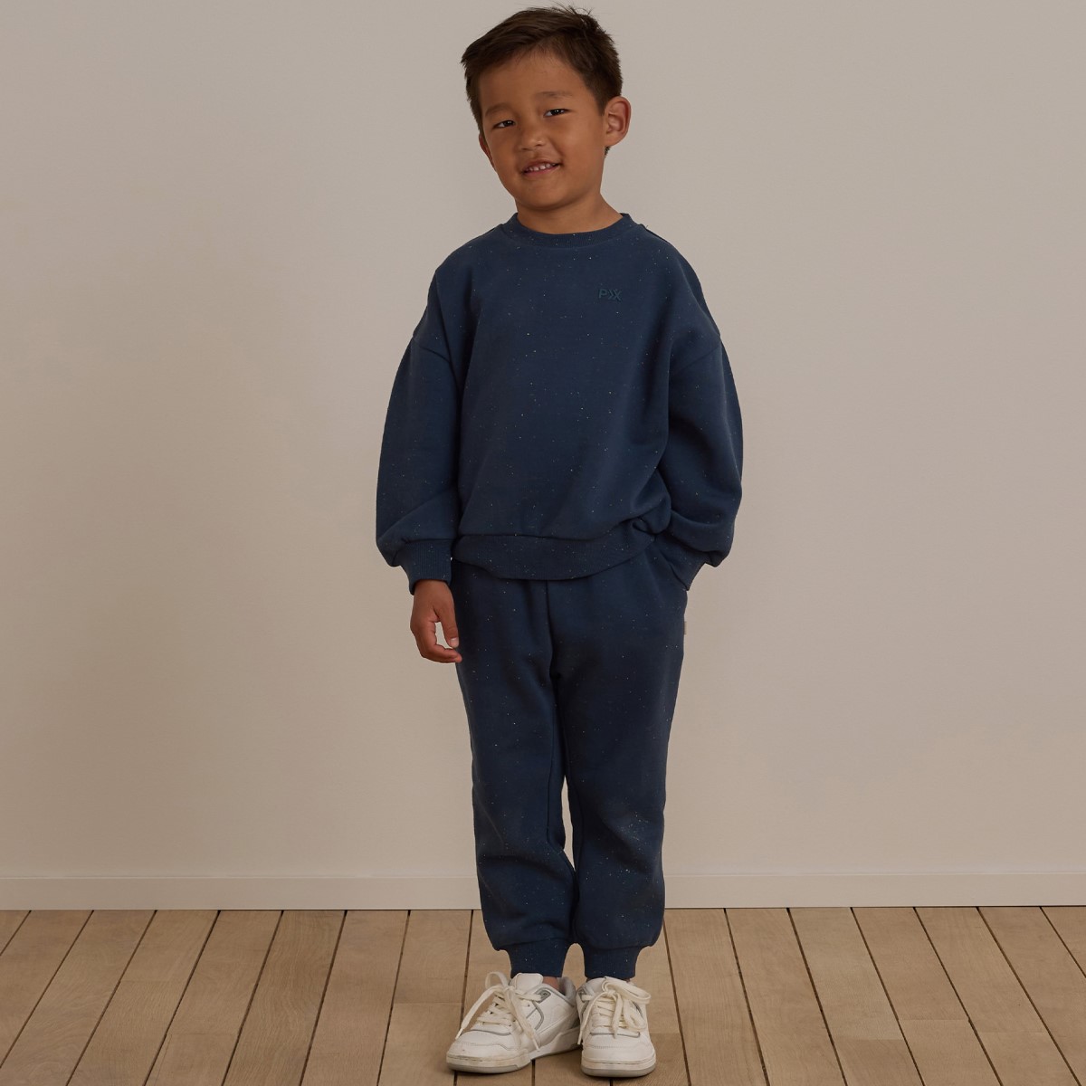 Relaxed Sweatshirt & Sweatpants | Indigo
