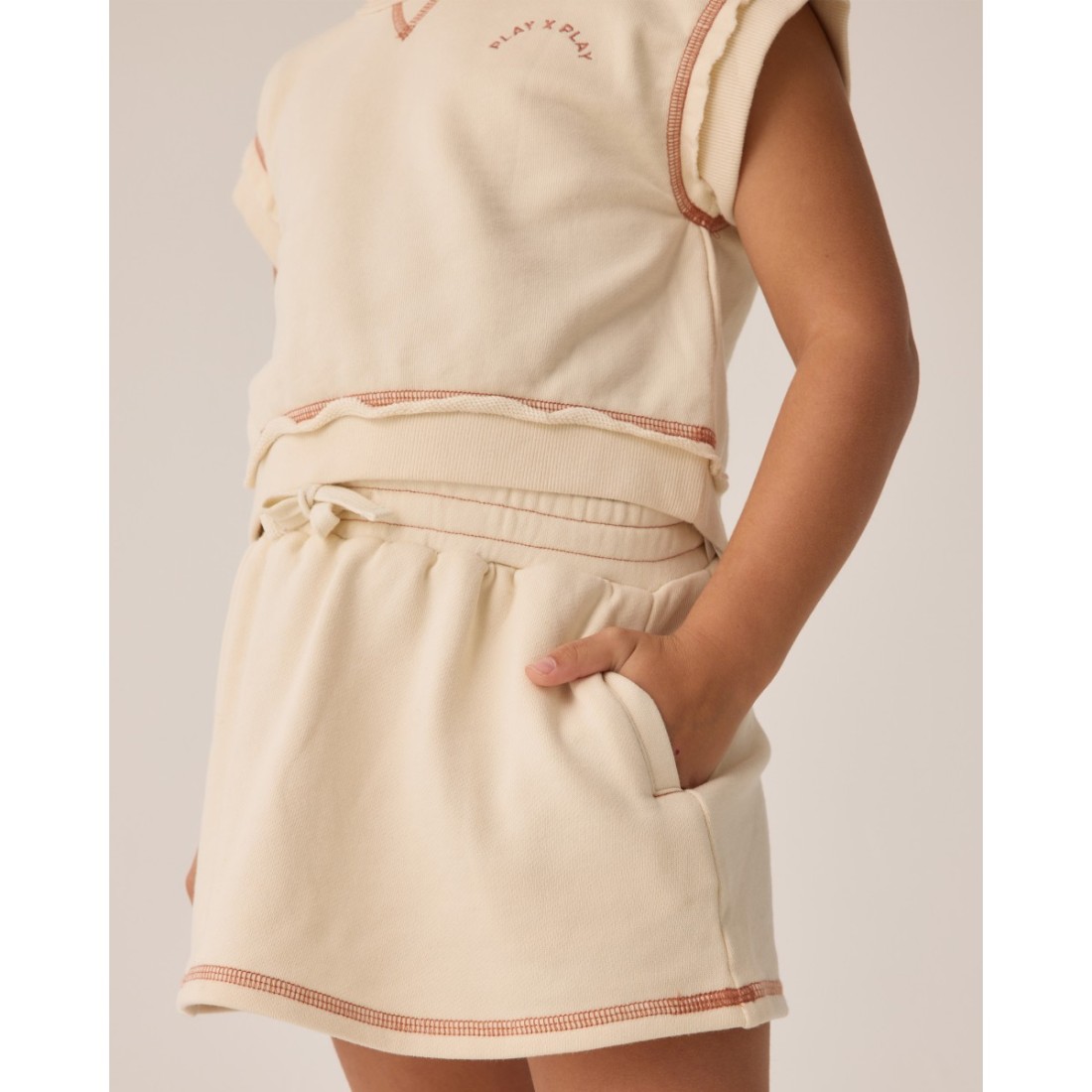 Victory Pullover & Volley Skirt | Natural