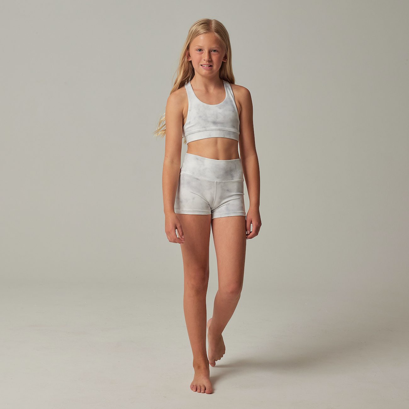 Sports Bra & Shortie Short | Cloud