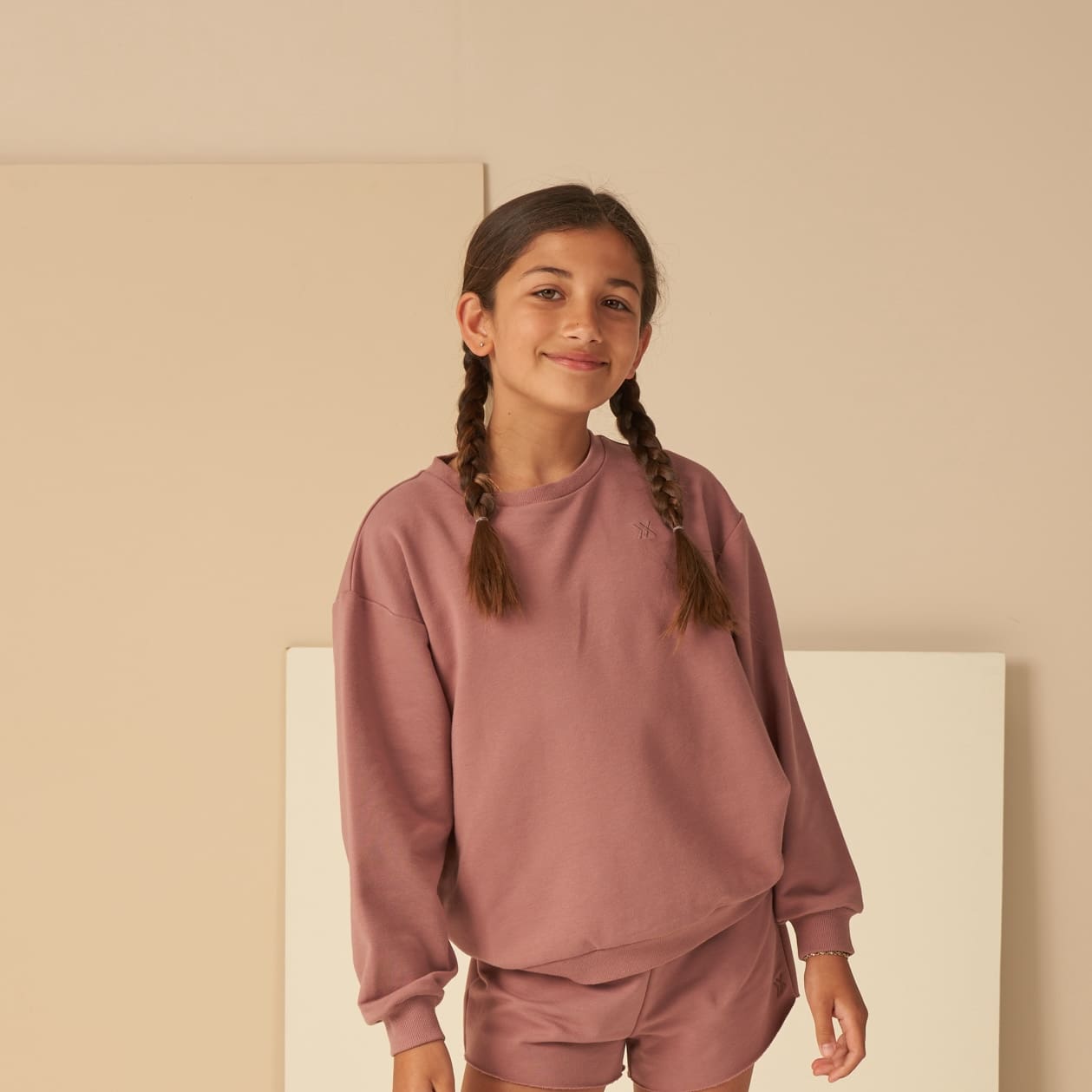 Relaxed Sweatshirt | Mulberry
