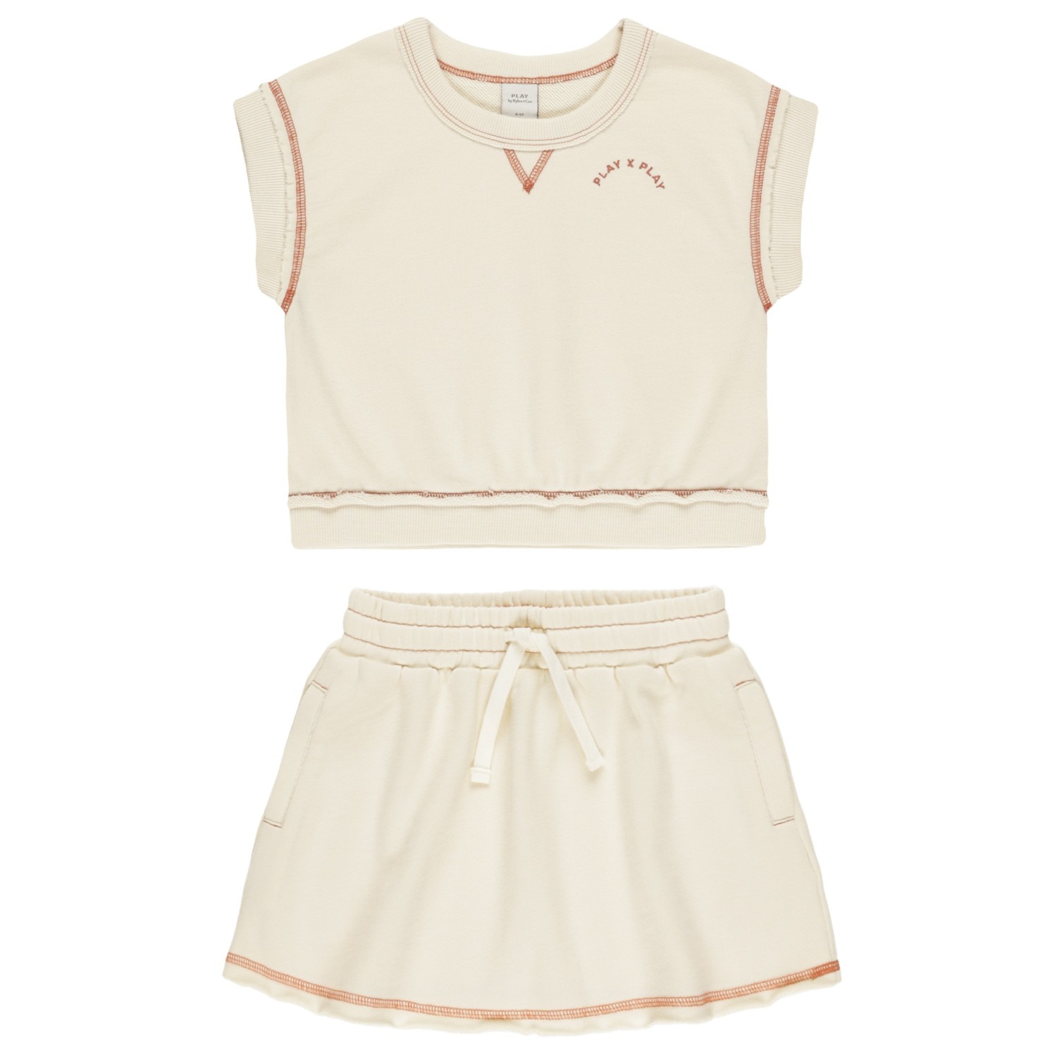 Victory Pullover & Volley Skirt | Natural
