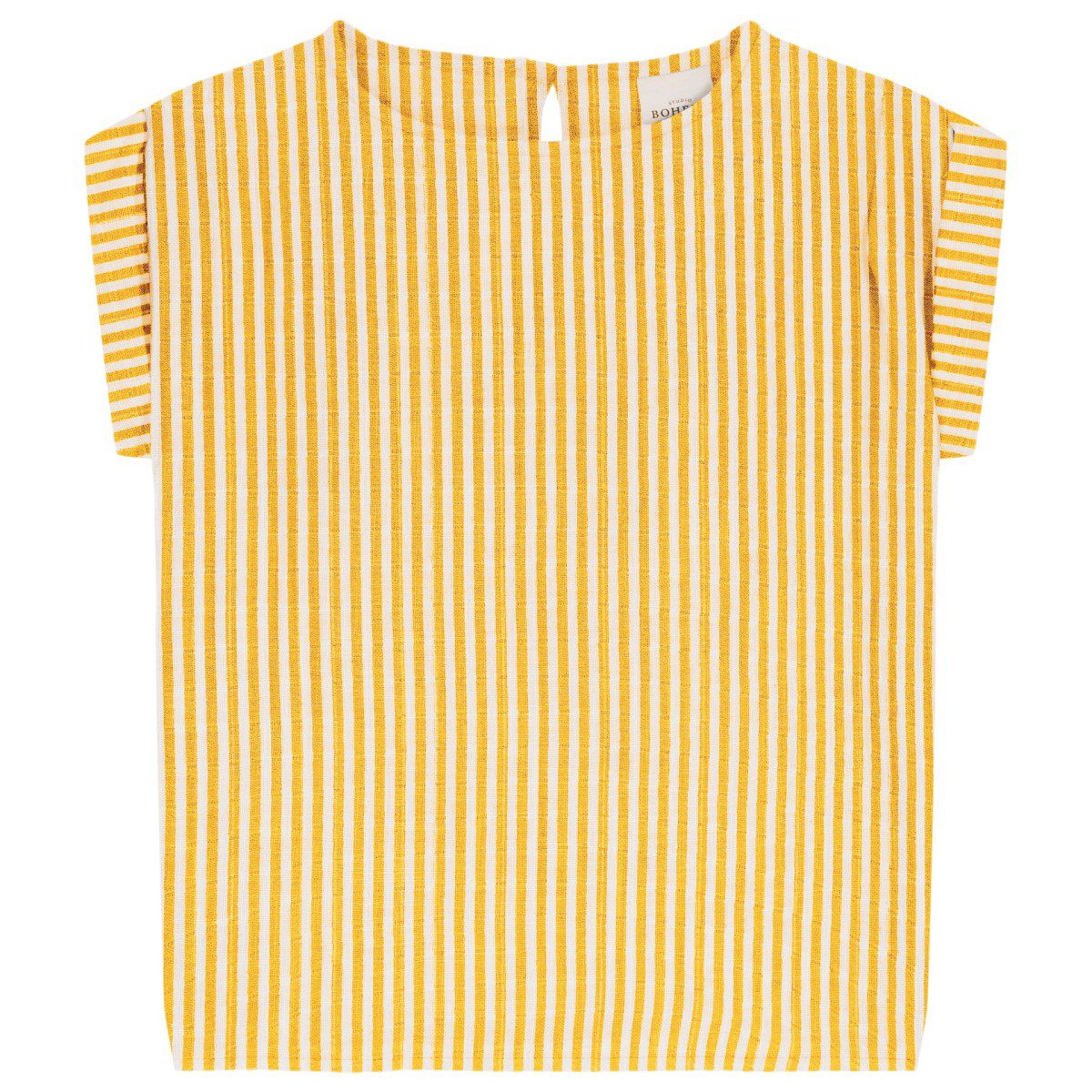 Praslin Shirt & Georgette Shorts | Yellow Stripes
