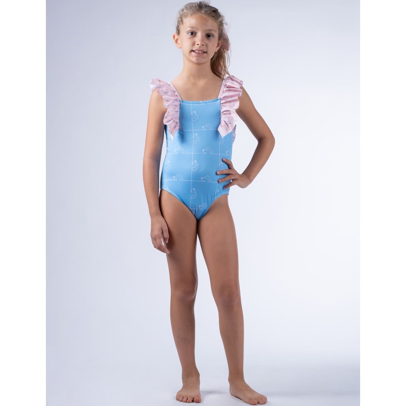 Puzzle Dog Swimsuit