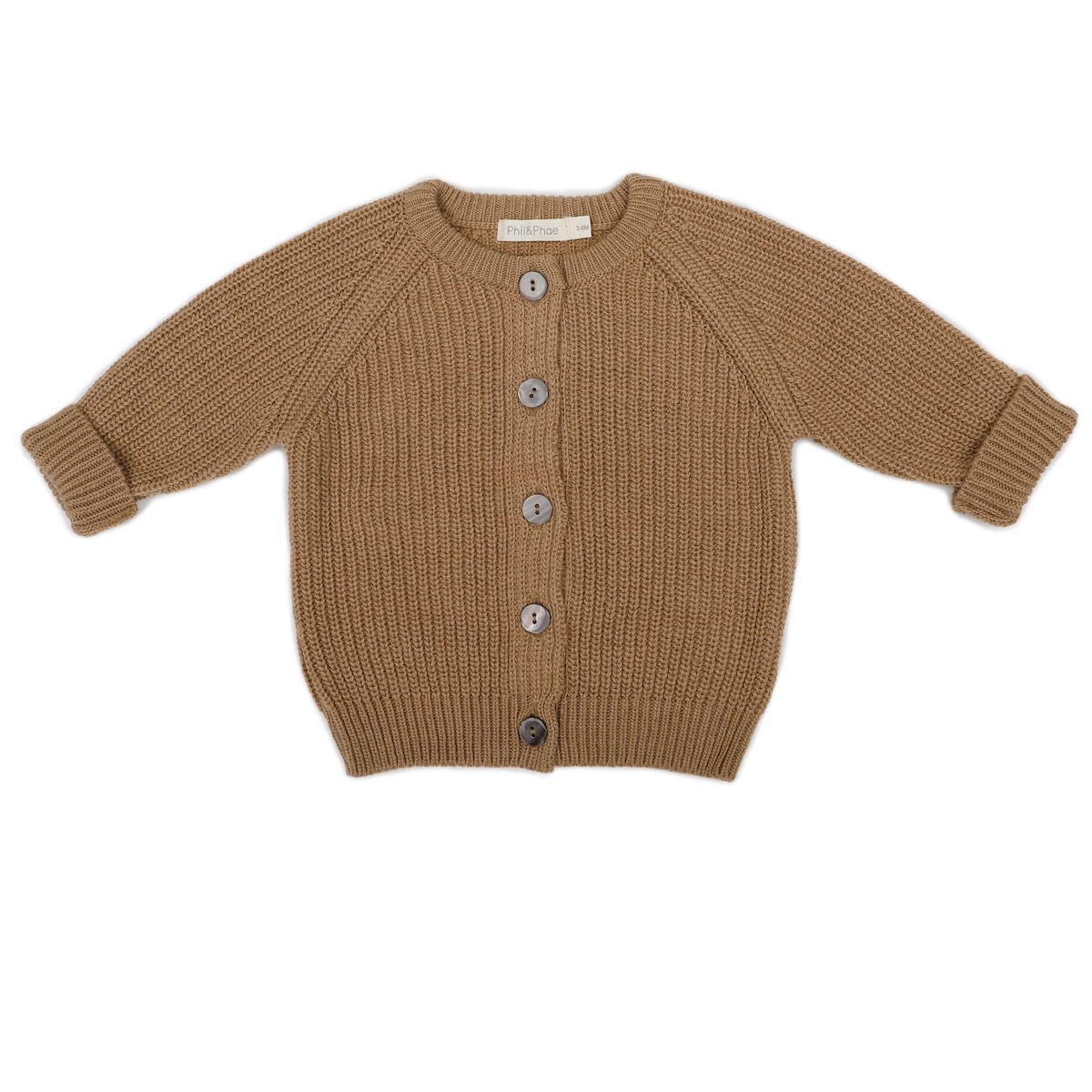 Biscuit Cashmere Blend Baby Cardigan