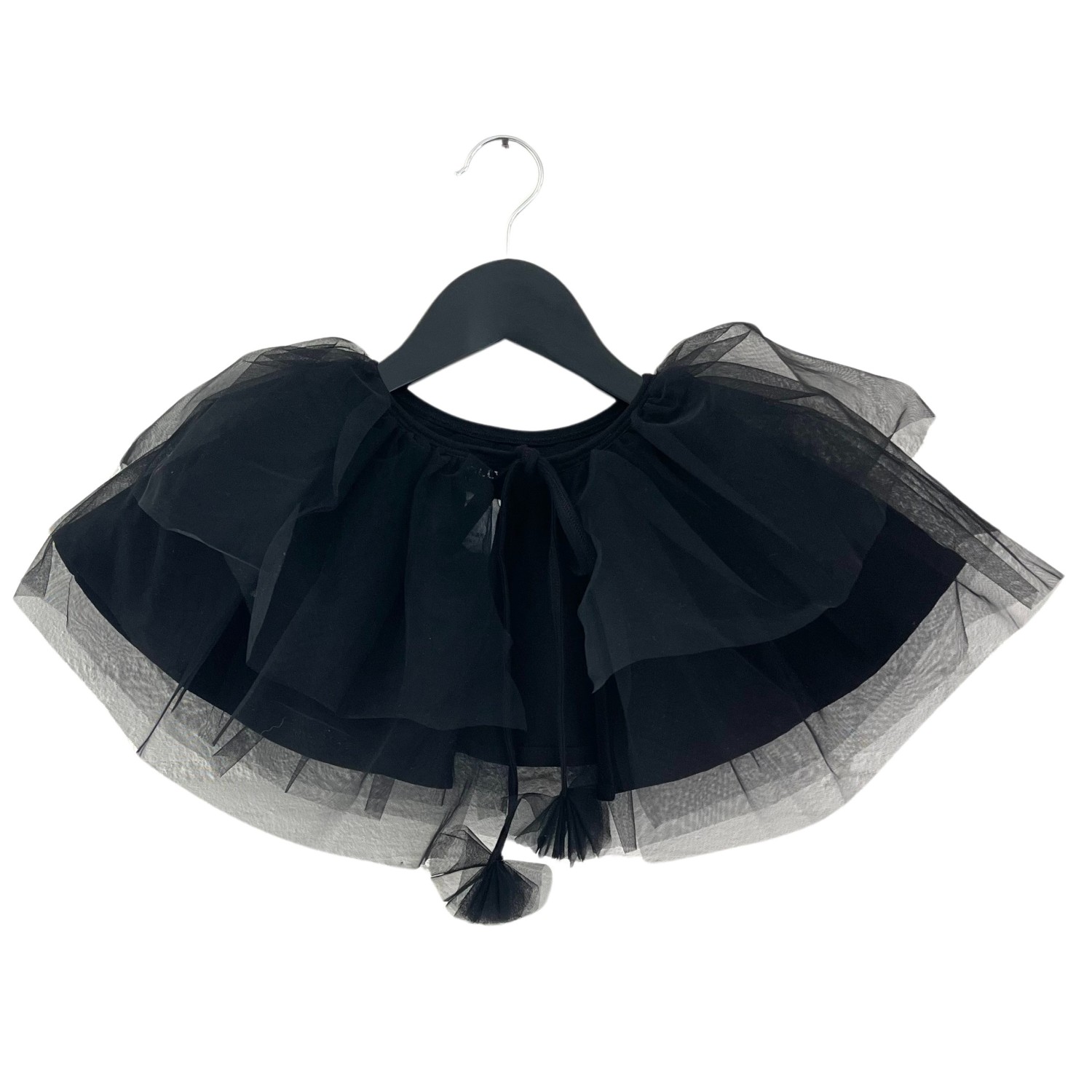 Dolly Tulle Cape | Black